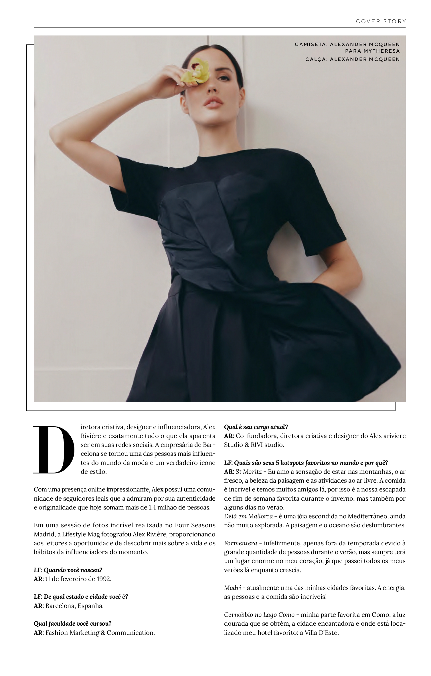 Página da Lifestyle Mag