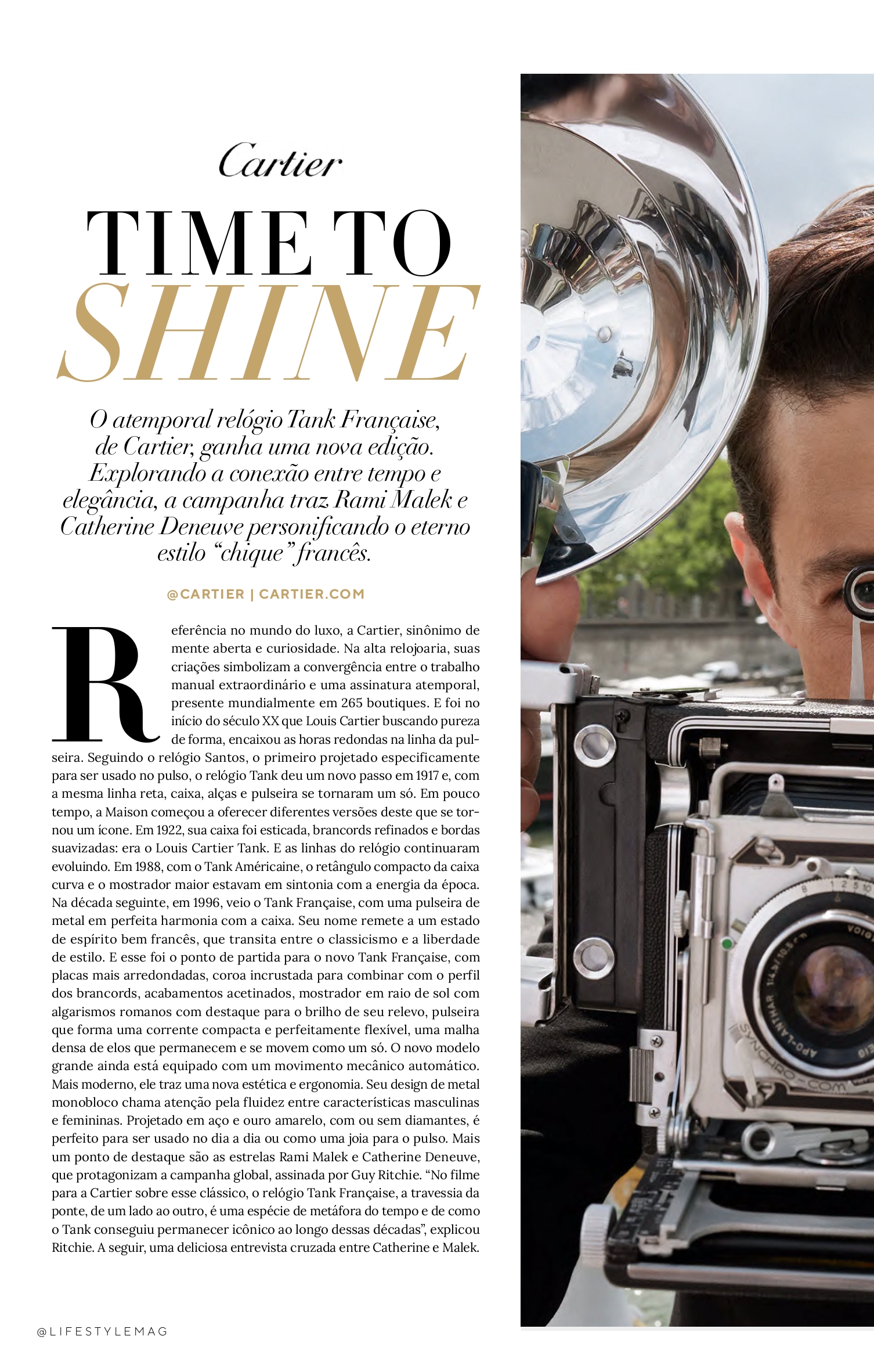 Página da Lifestyle Mag