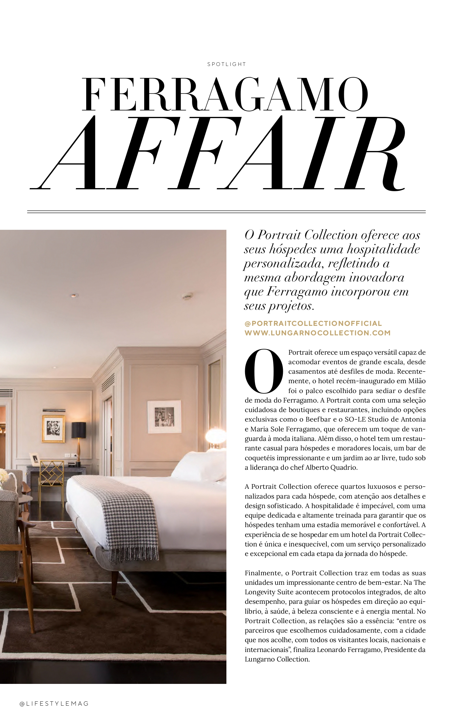 Página da Lifestyle Mag