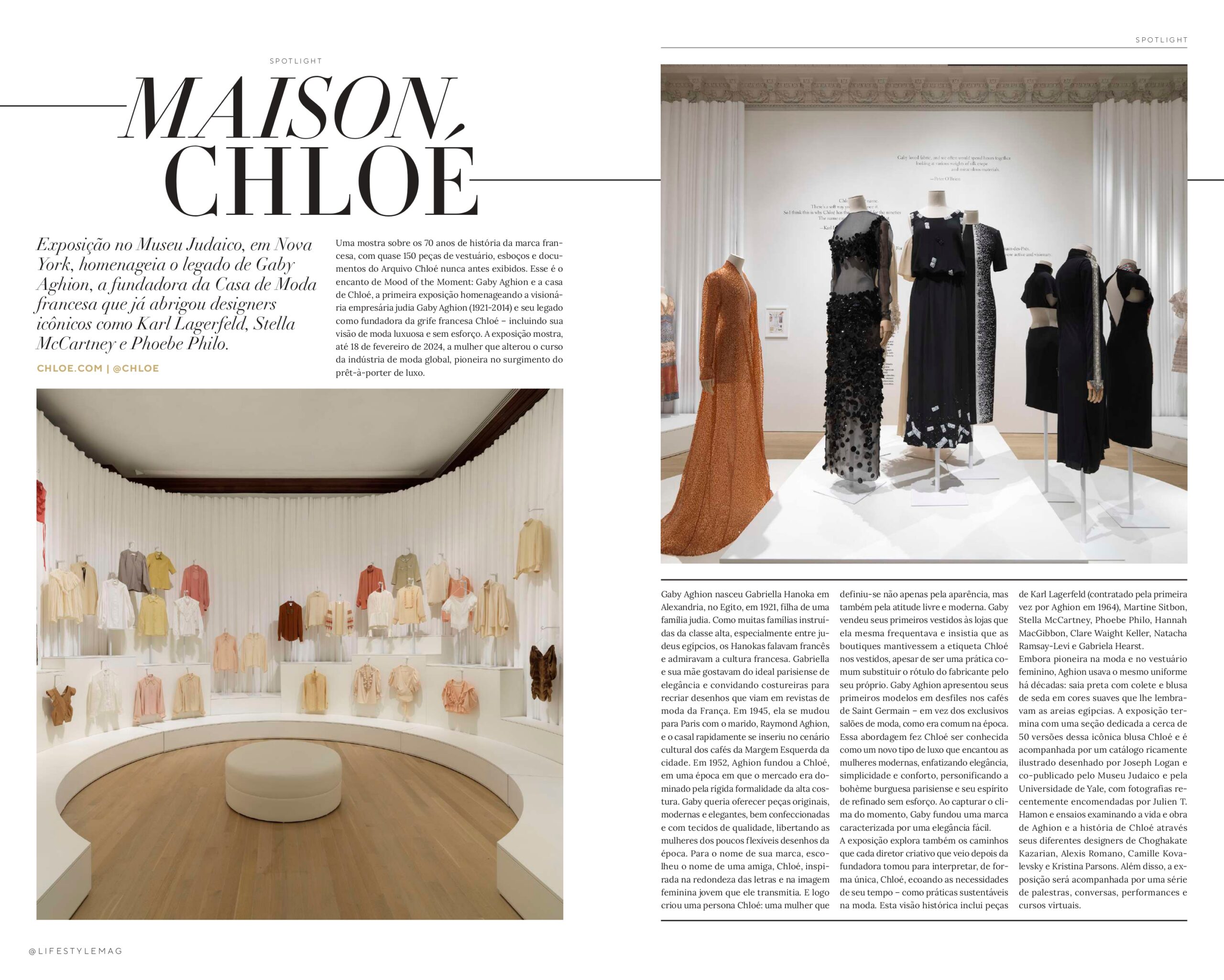 Página da Lifestyle Mag