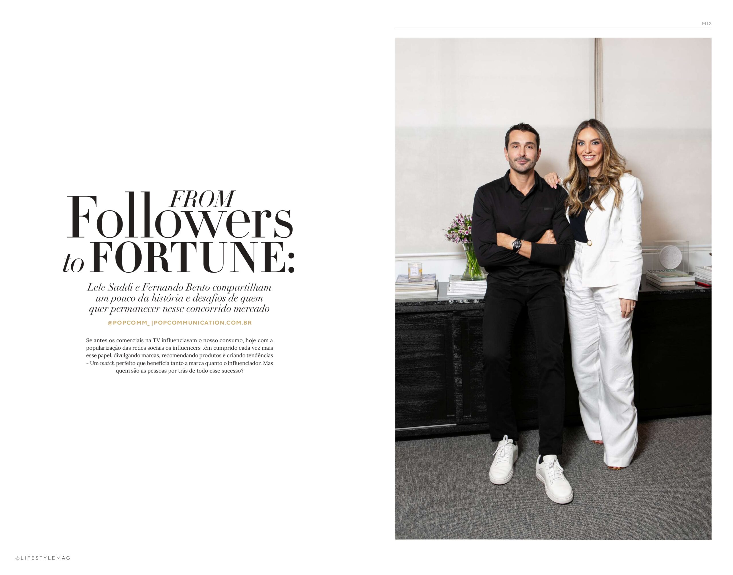 Página da Lifestyle Mag