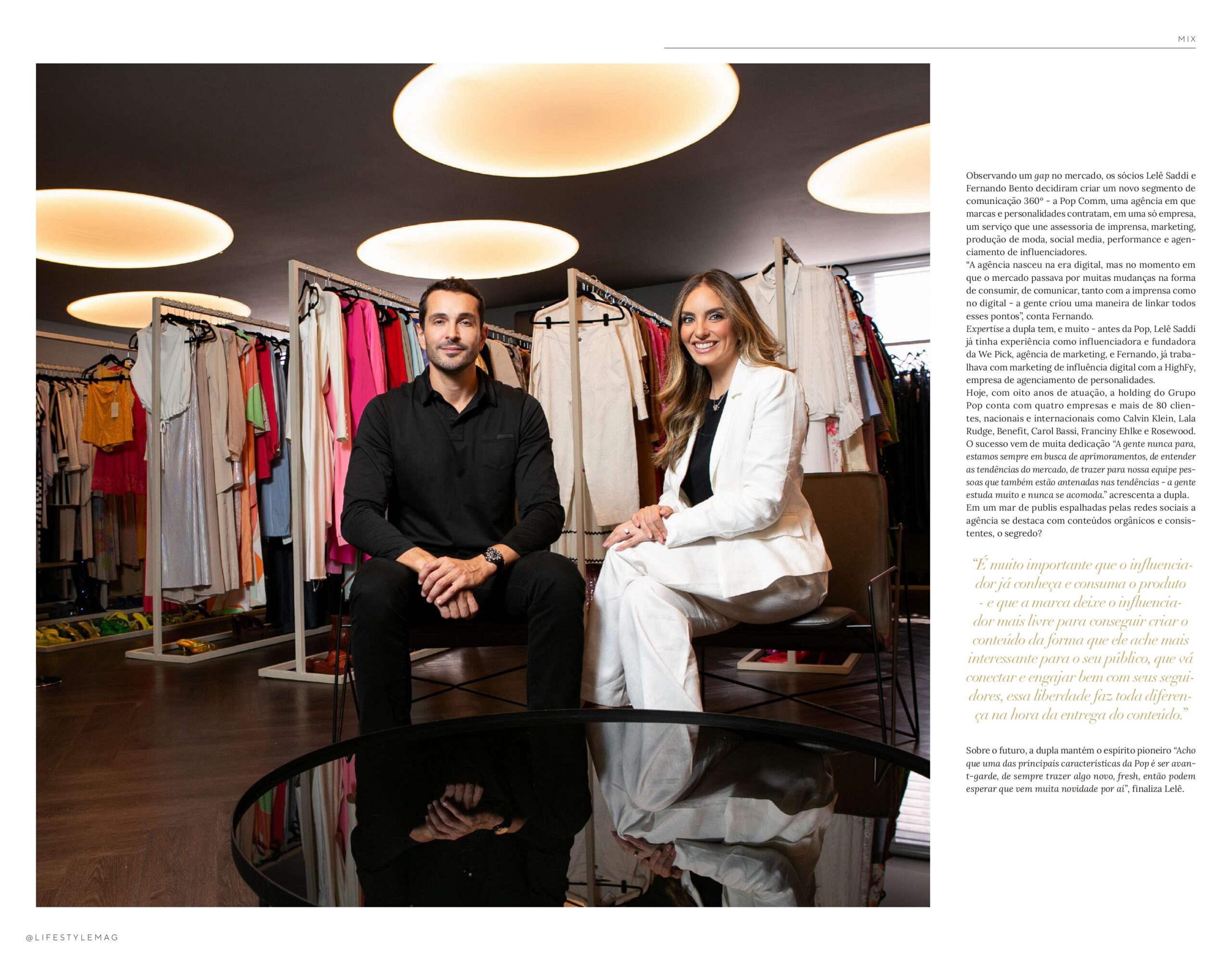 Página da Lifestyle Mag