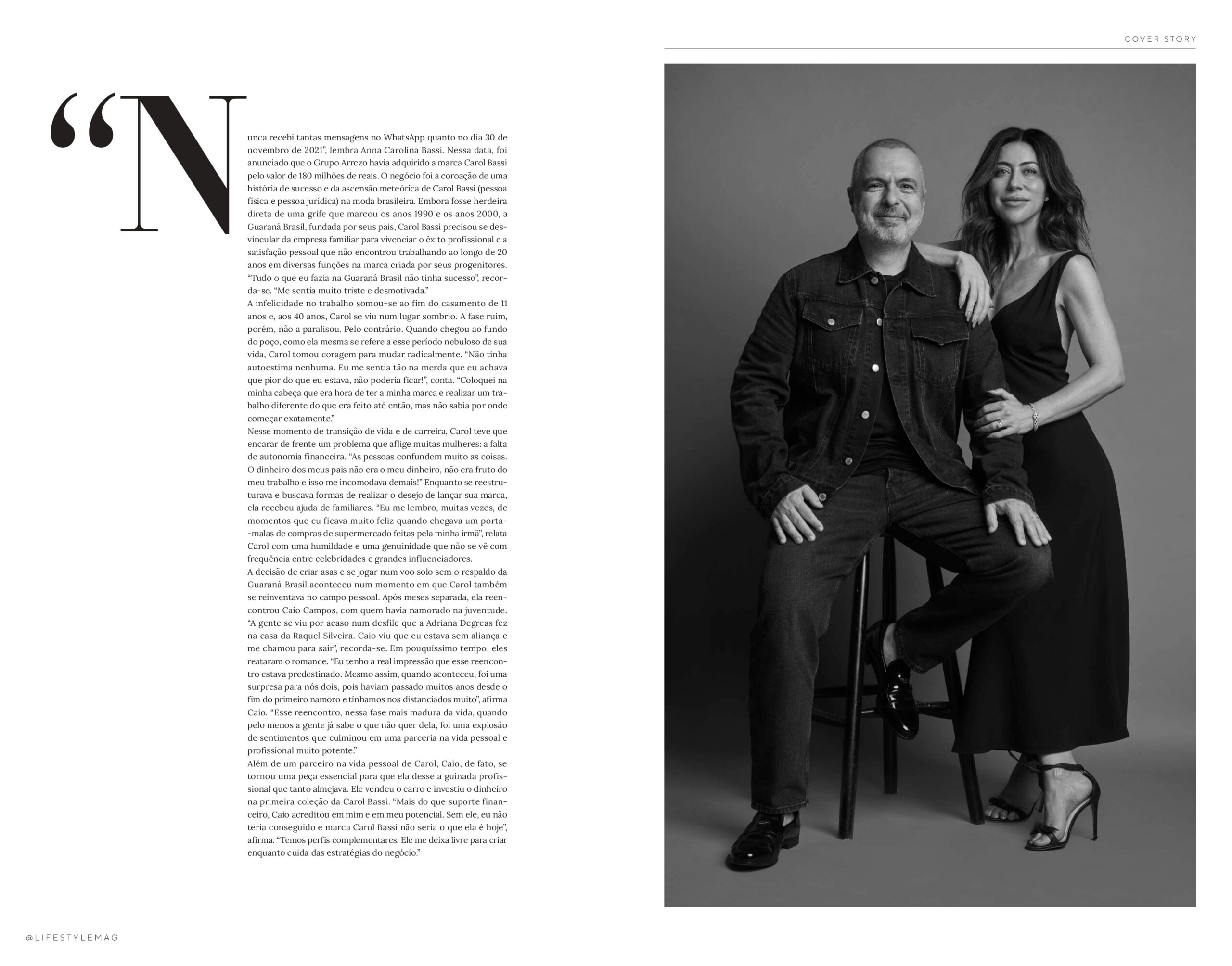 Página da Lifestyle Mag