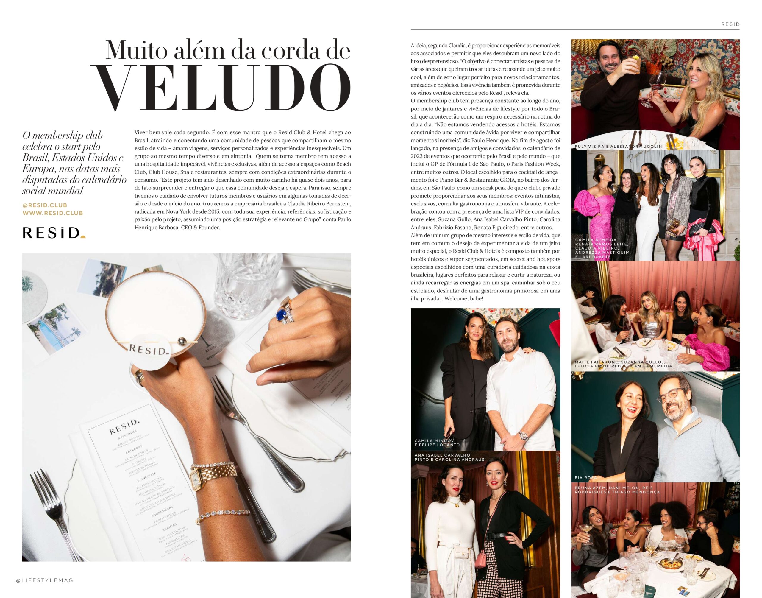 Página da Lifestyle Mag
