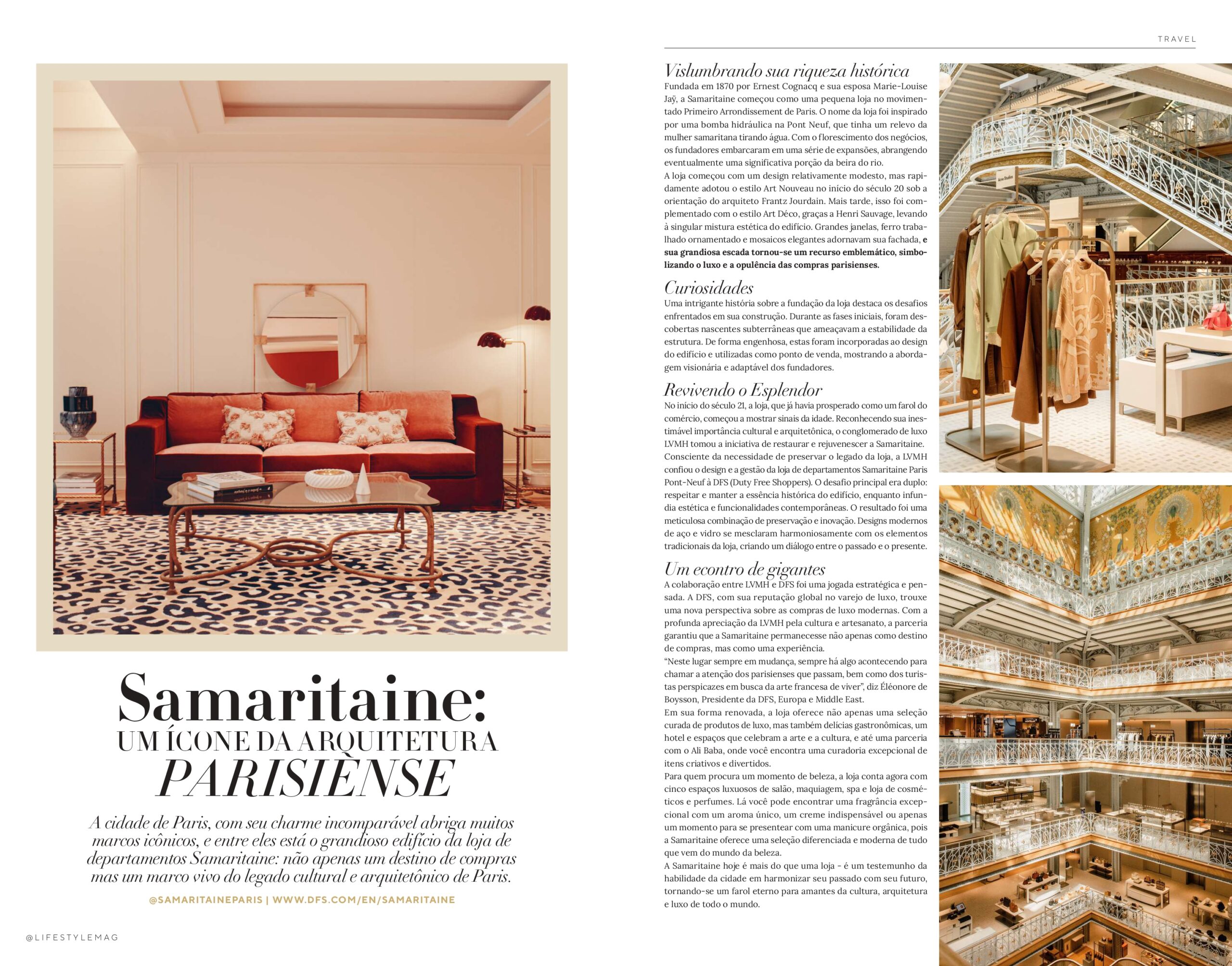 Página da Lifestyle Mag