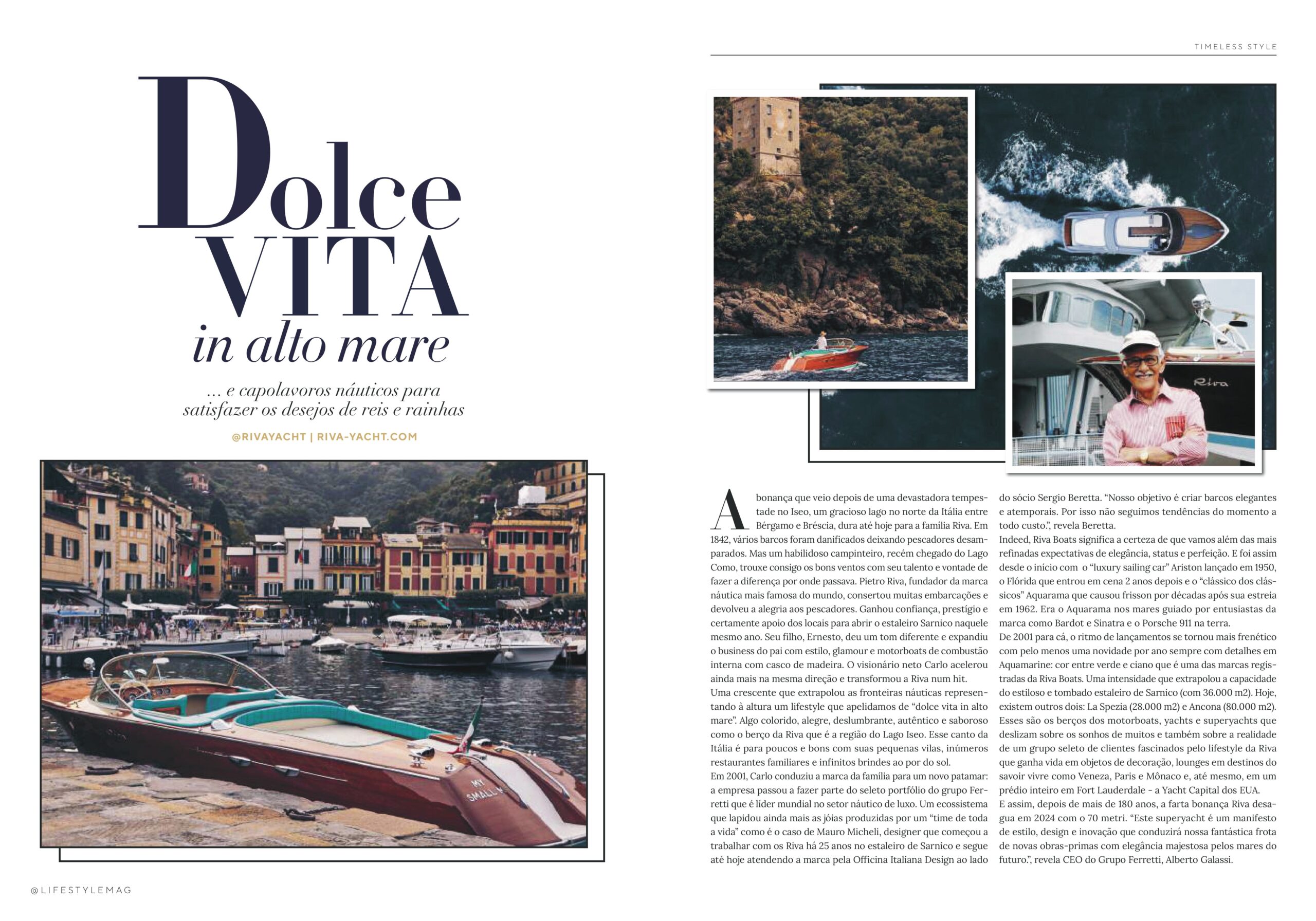 Página da Lifestyle Mag