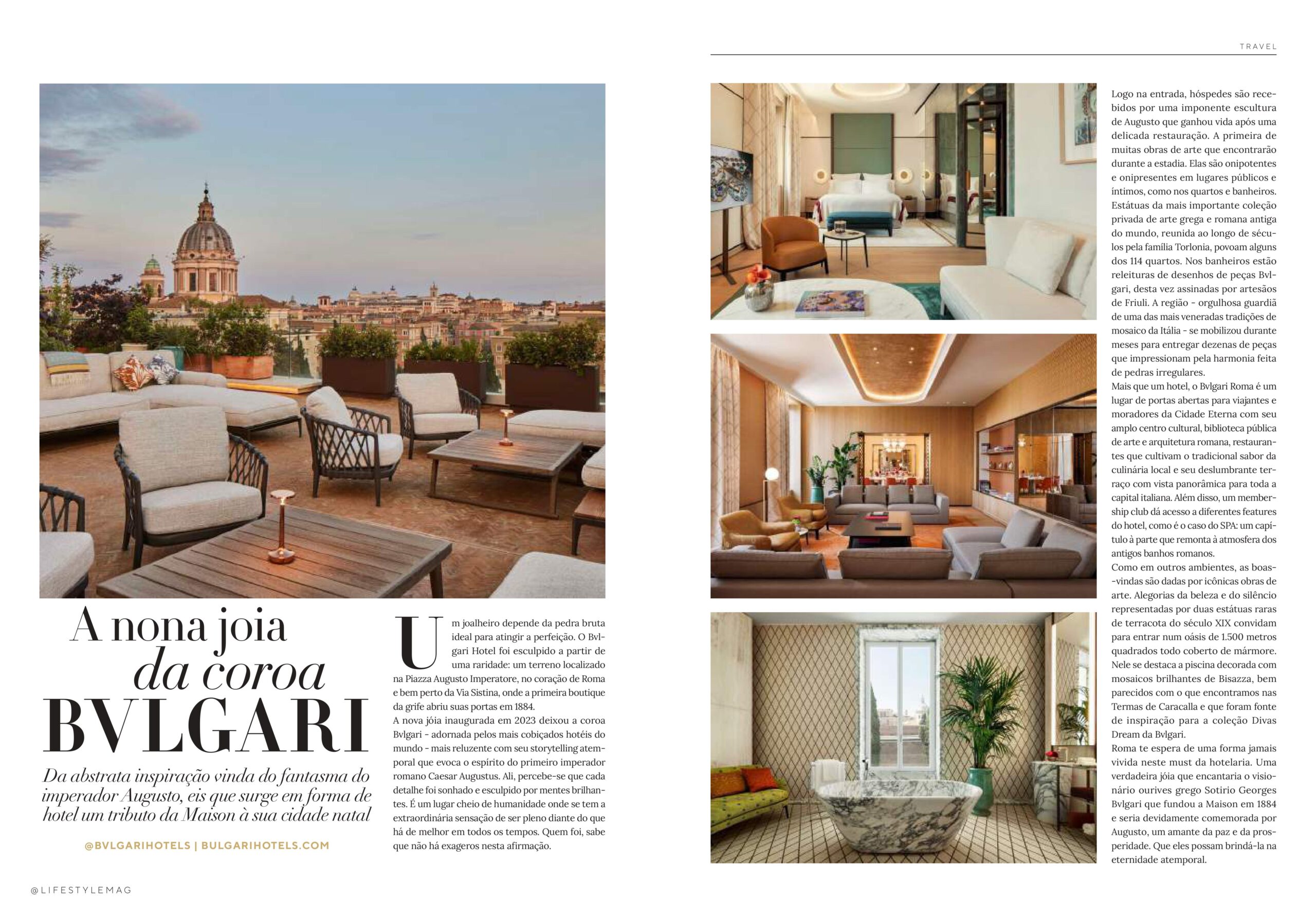 Página da Lifestyle Mag