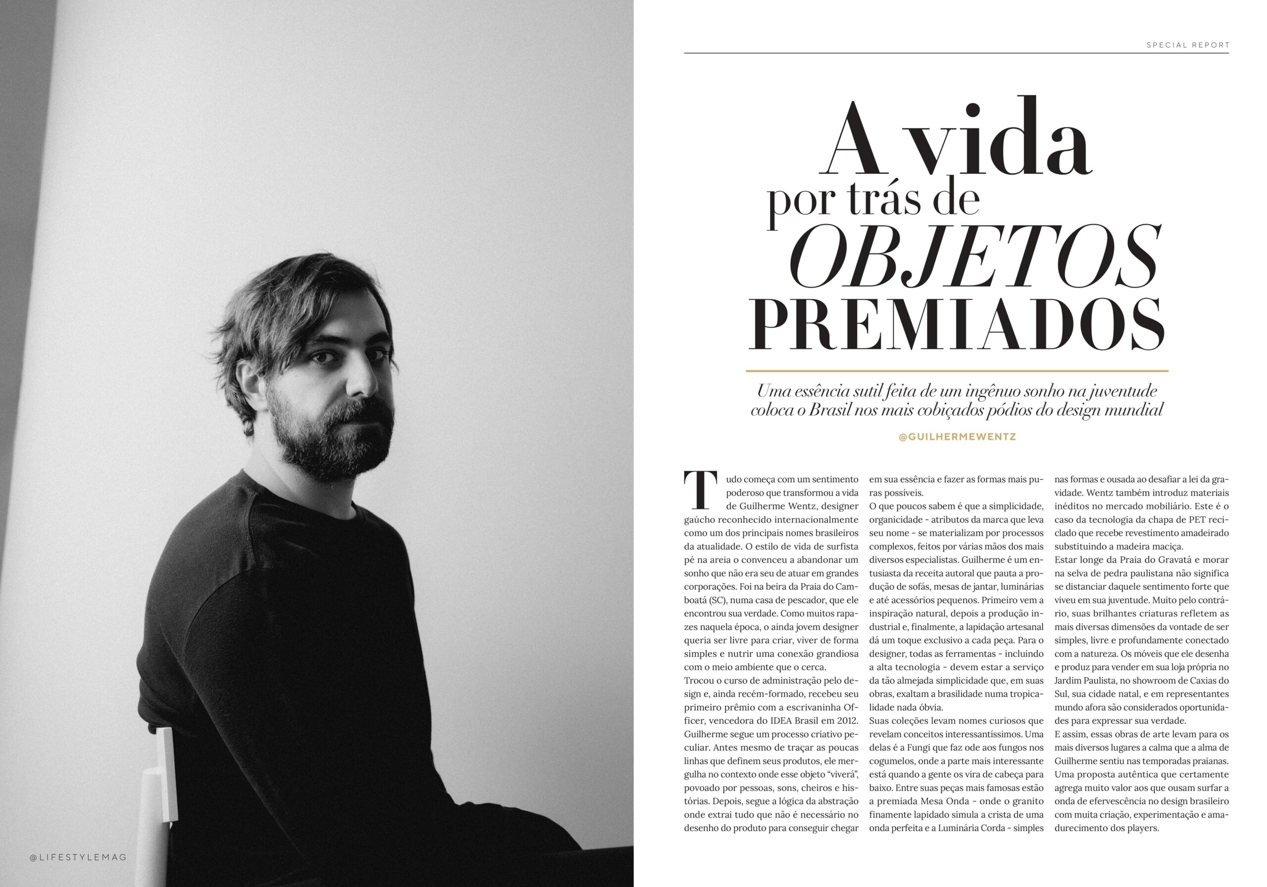 Página da Lifestyle Mag