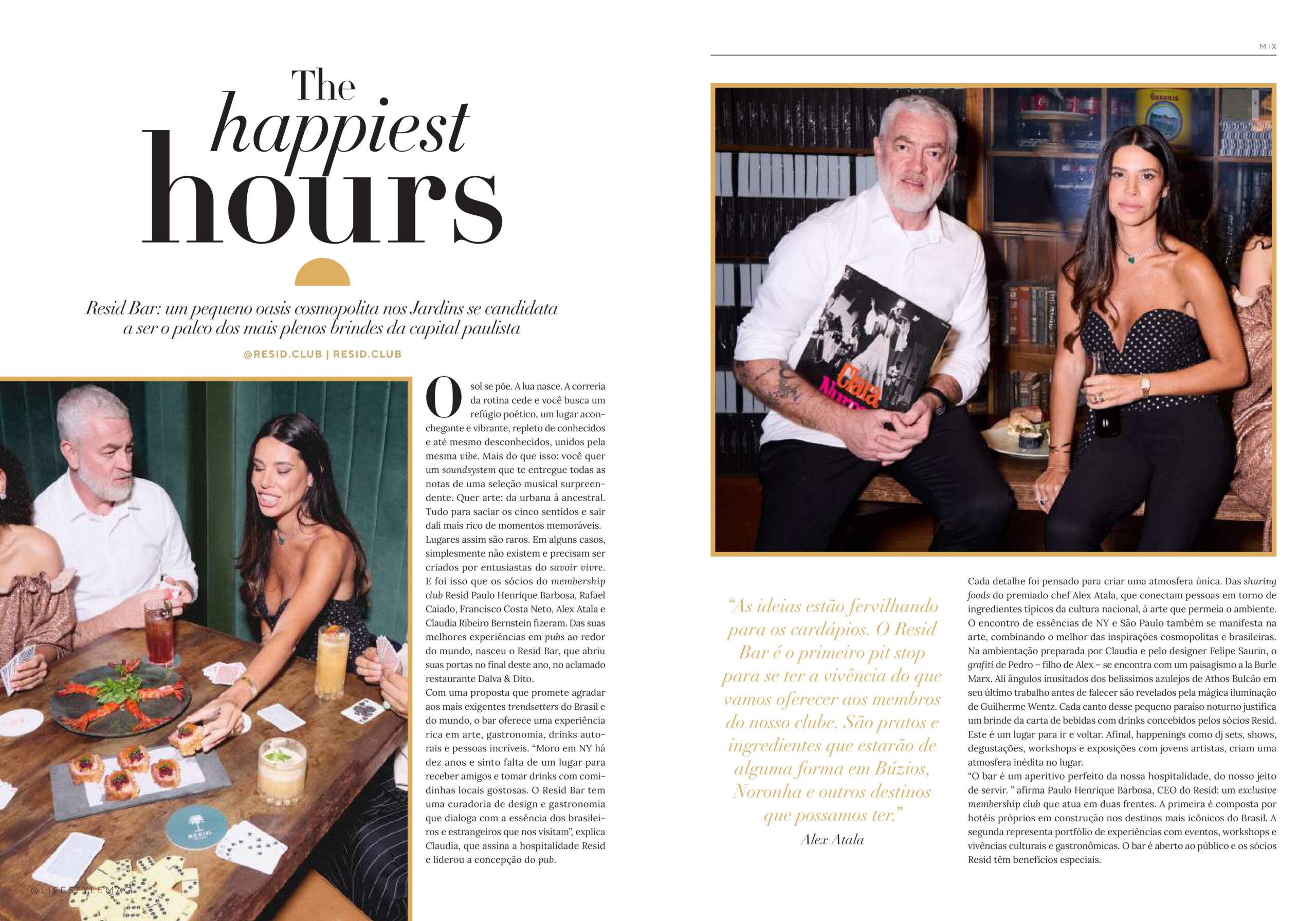 Página da Lifestyle Mag