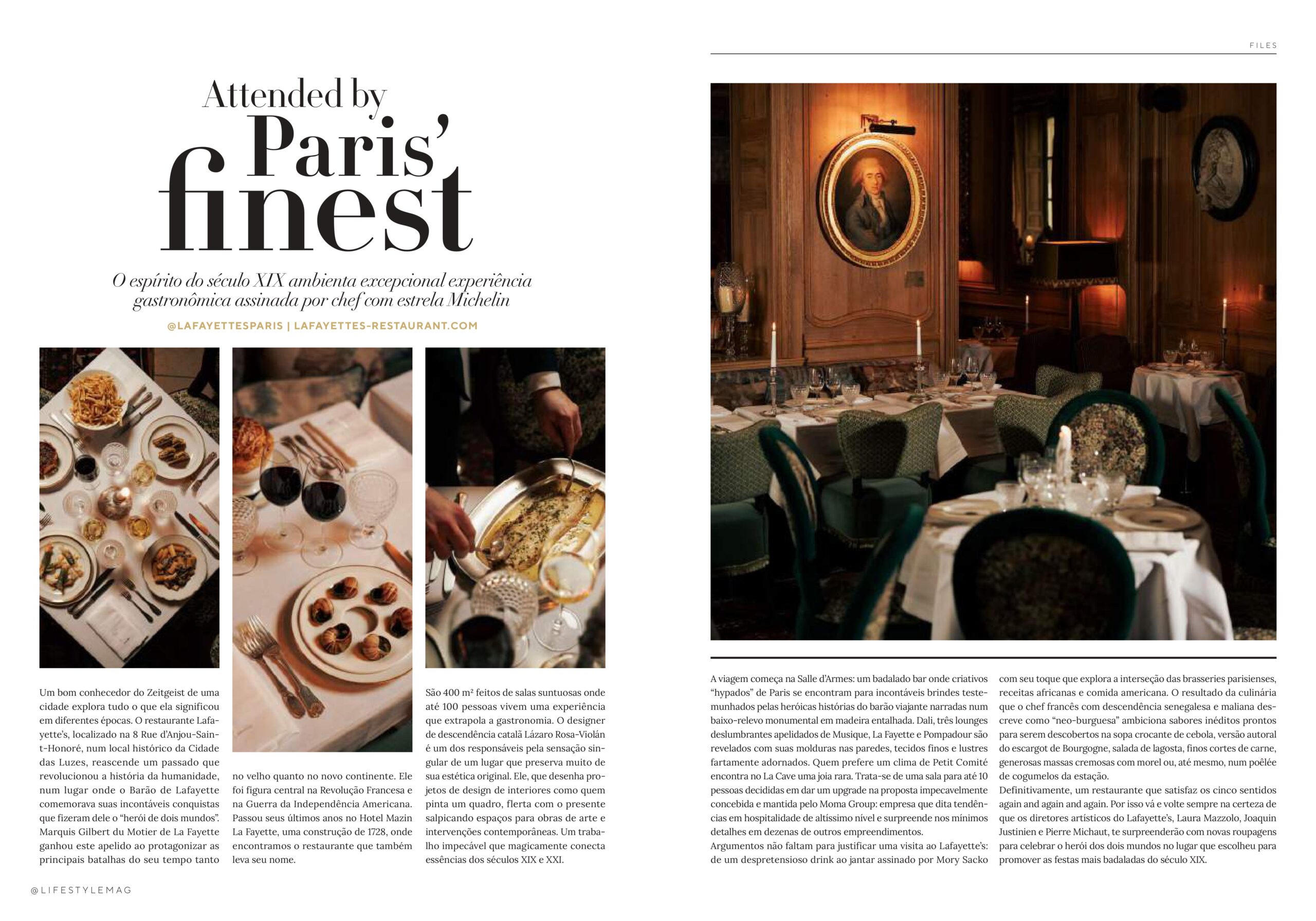 Página da Lifestyle Mag