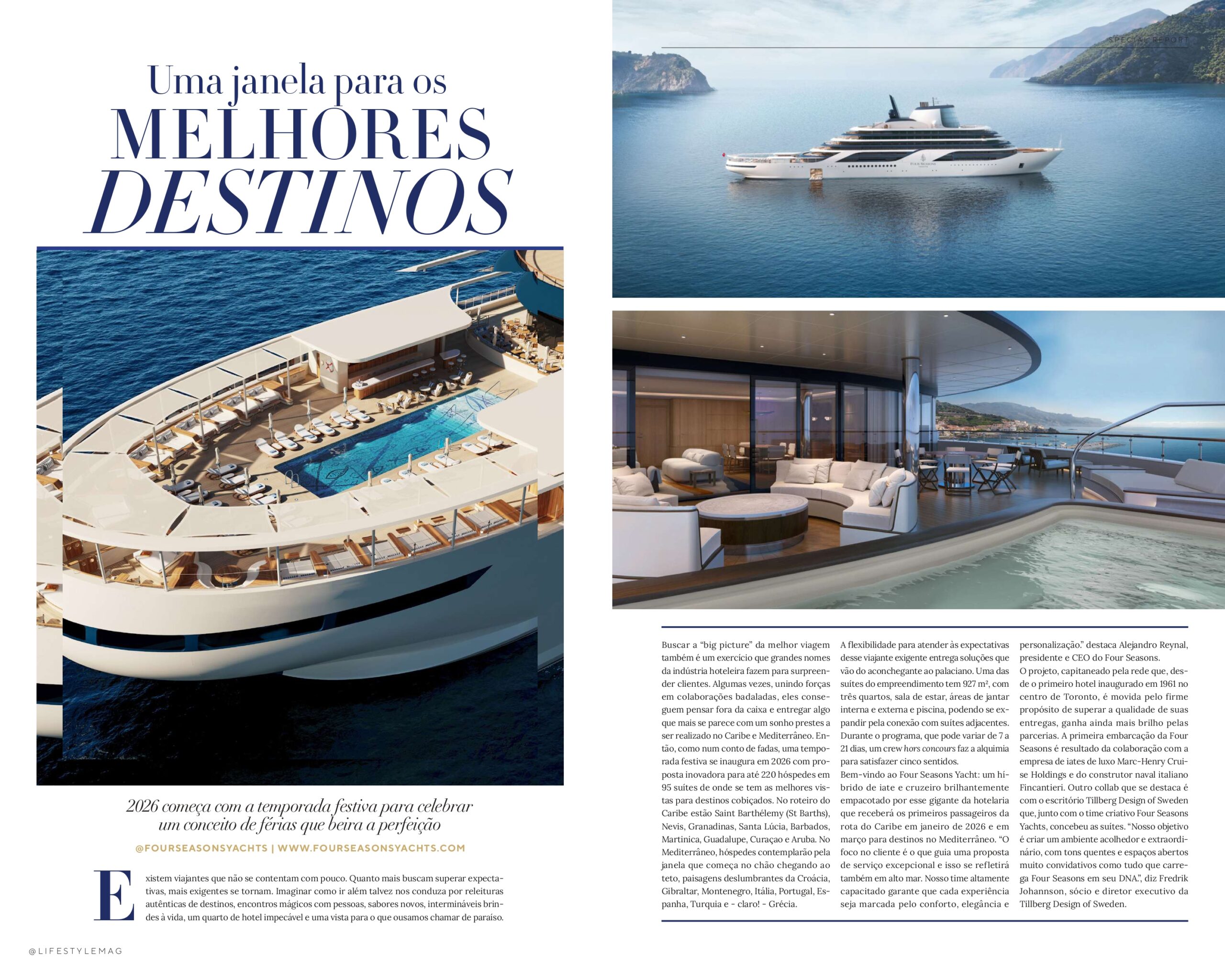 Página da Lifestyle Mag