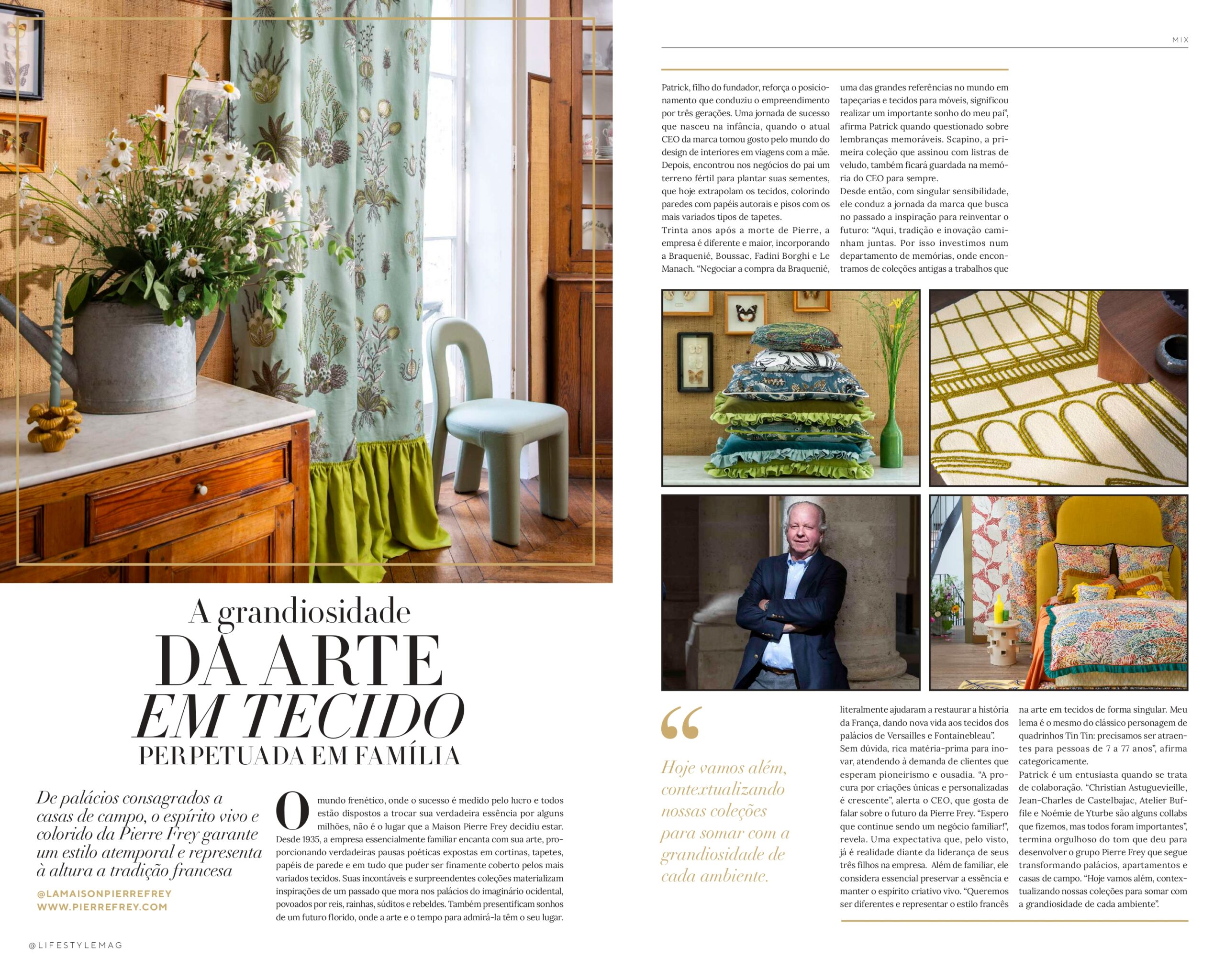 Página da Lifestyle Mag