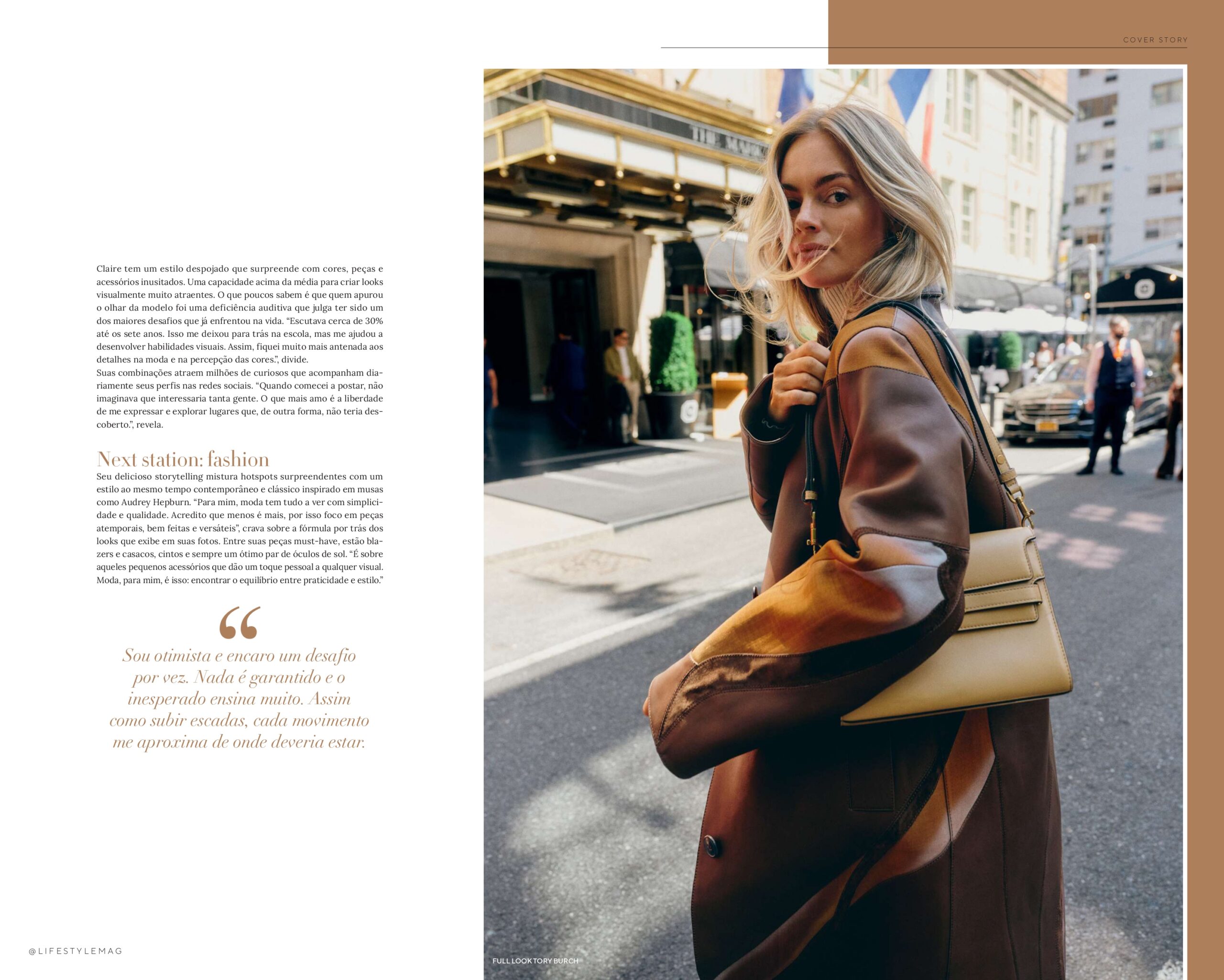Página da Lifestyle Mag