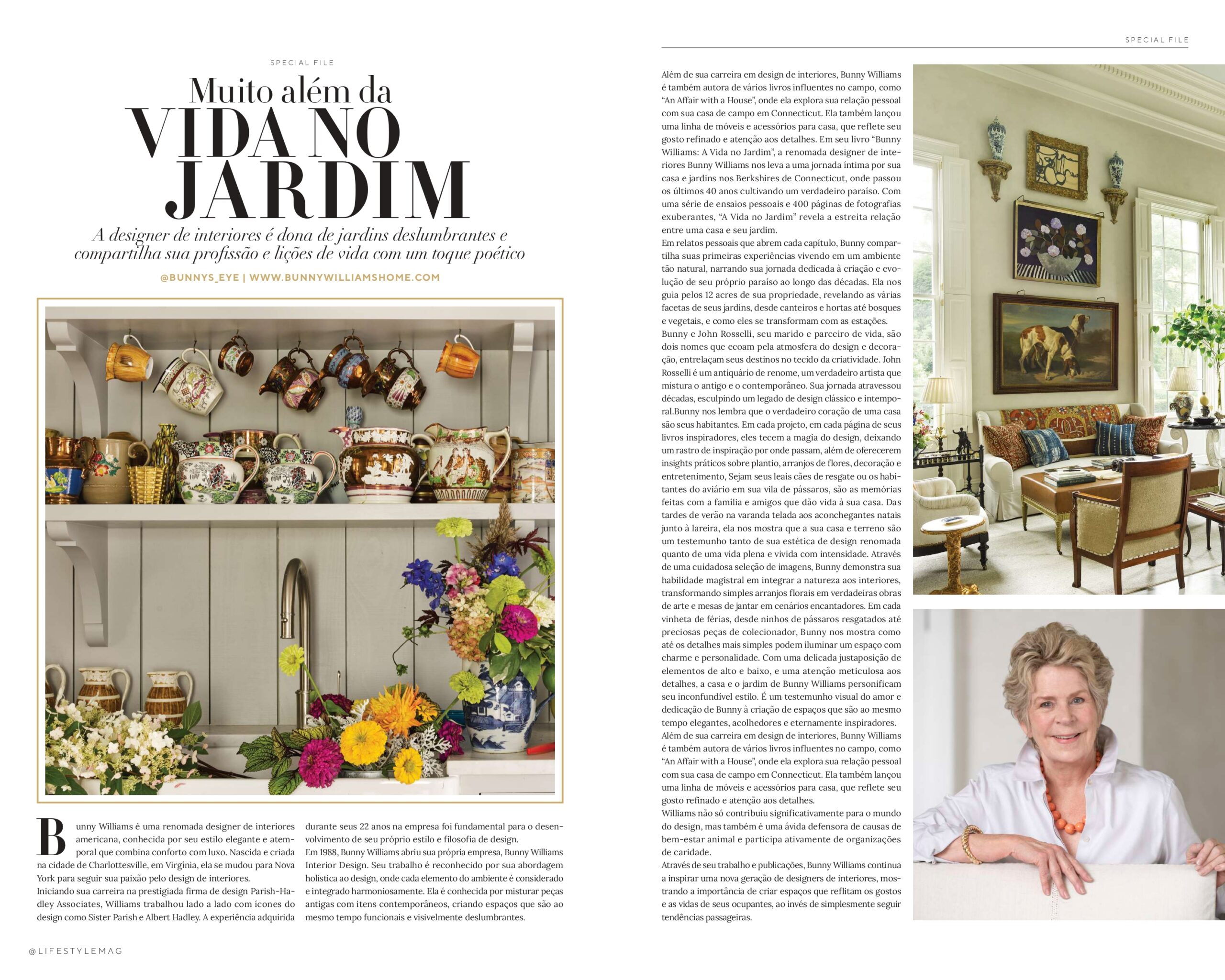 Página da Lifestyle Mag