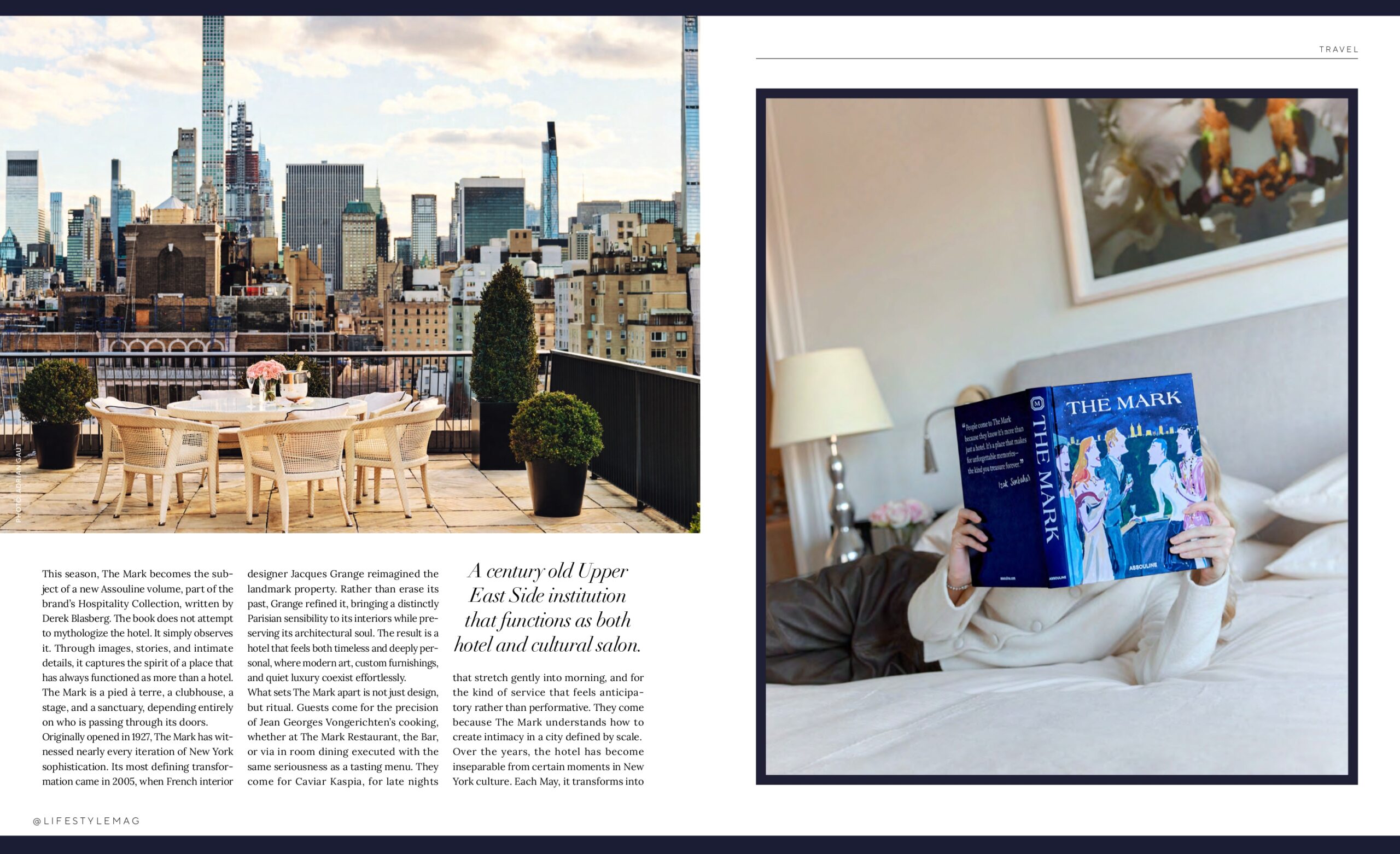 Página da Lifestyle Mag