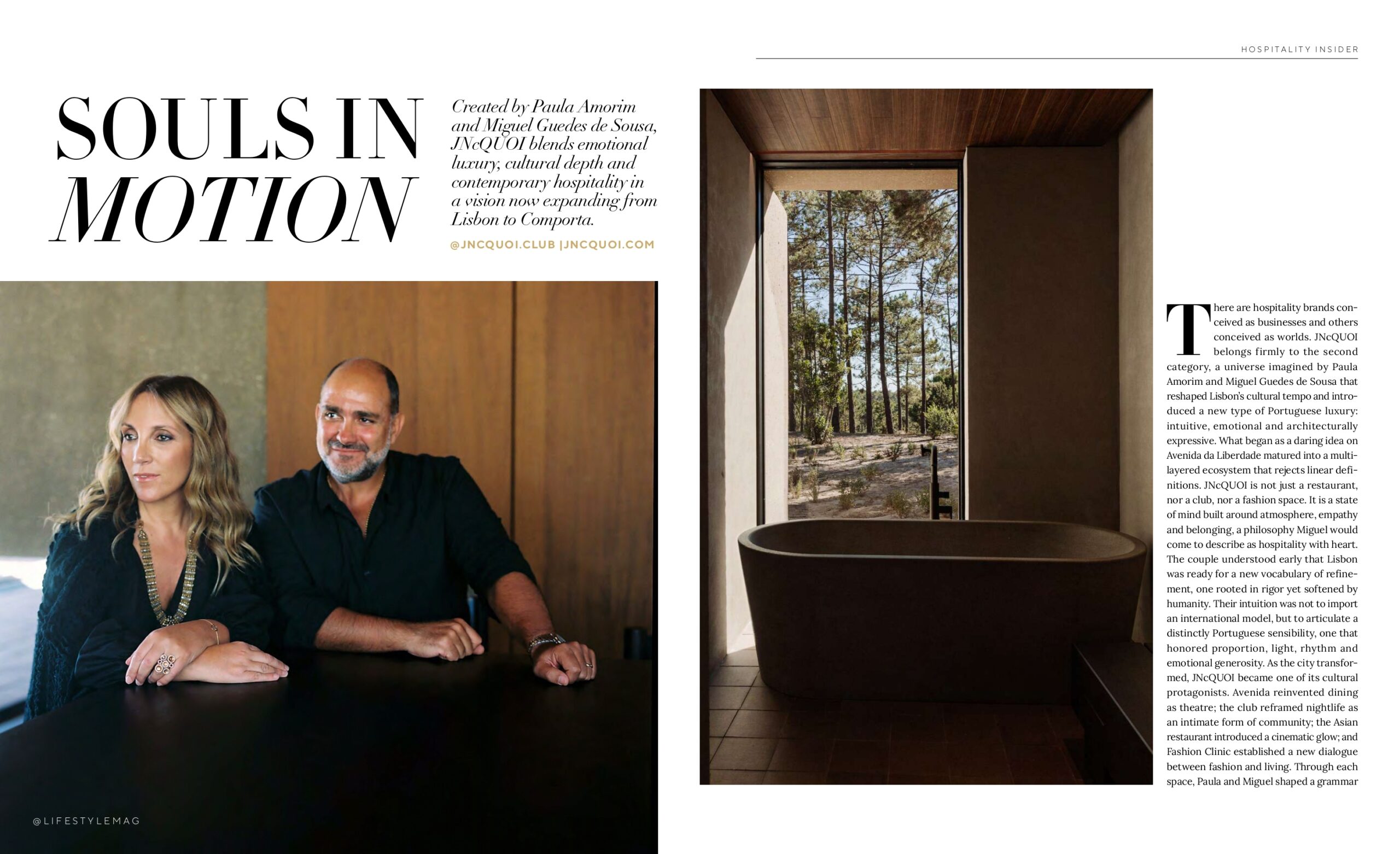 Página da Lifestyle Mag