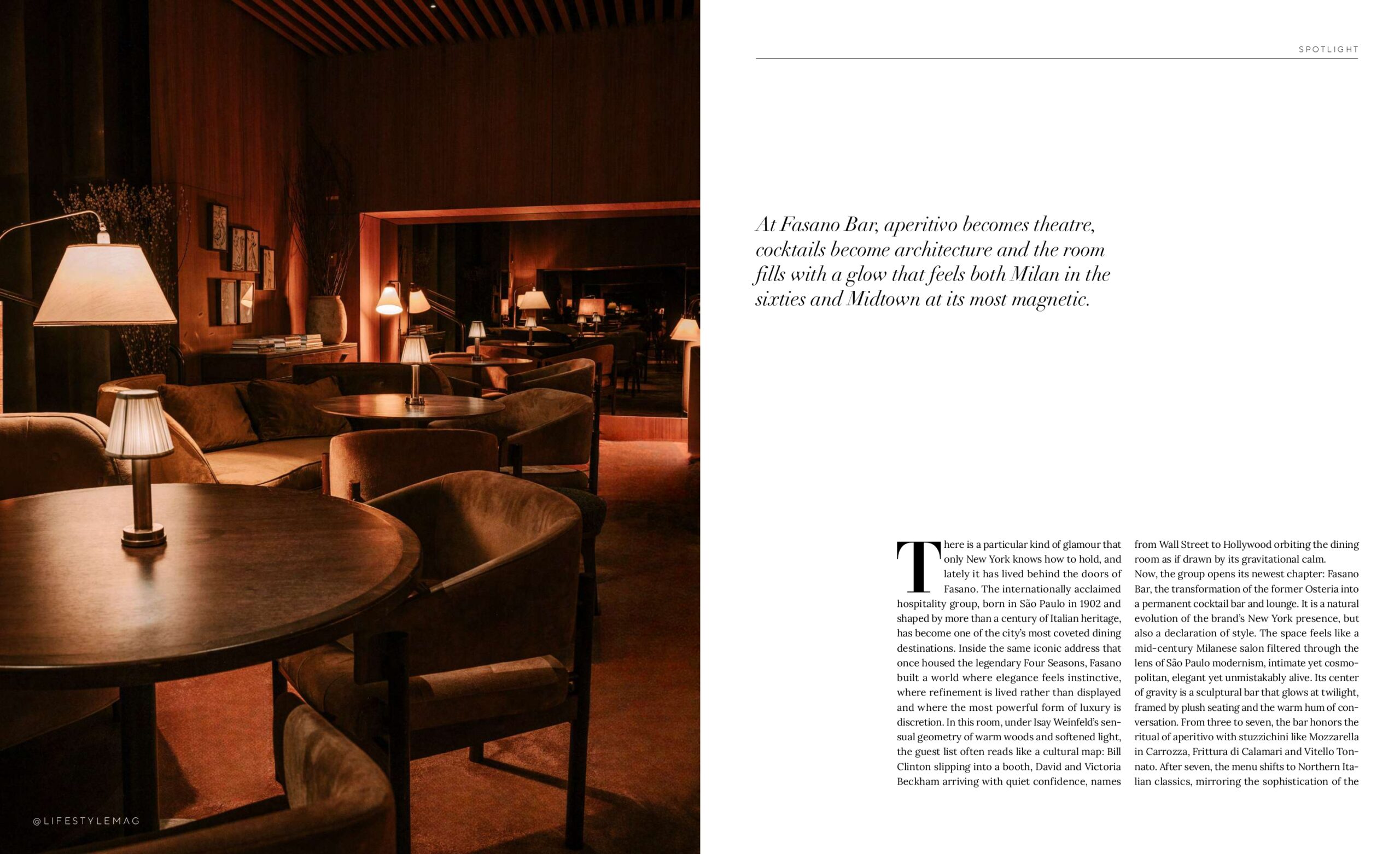 Página da Lifestyle Mag
