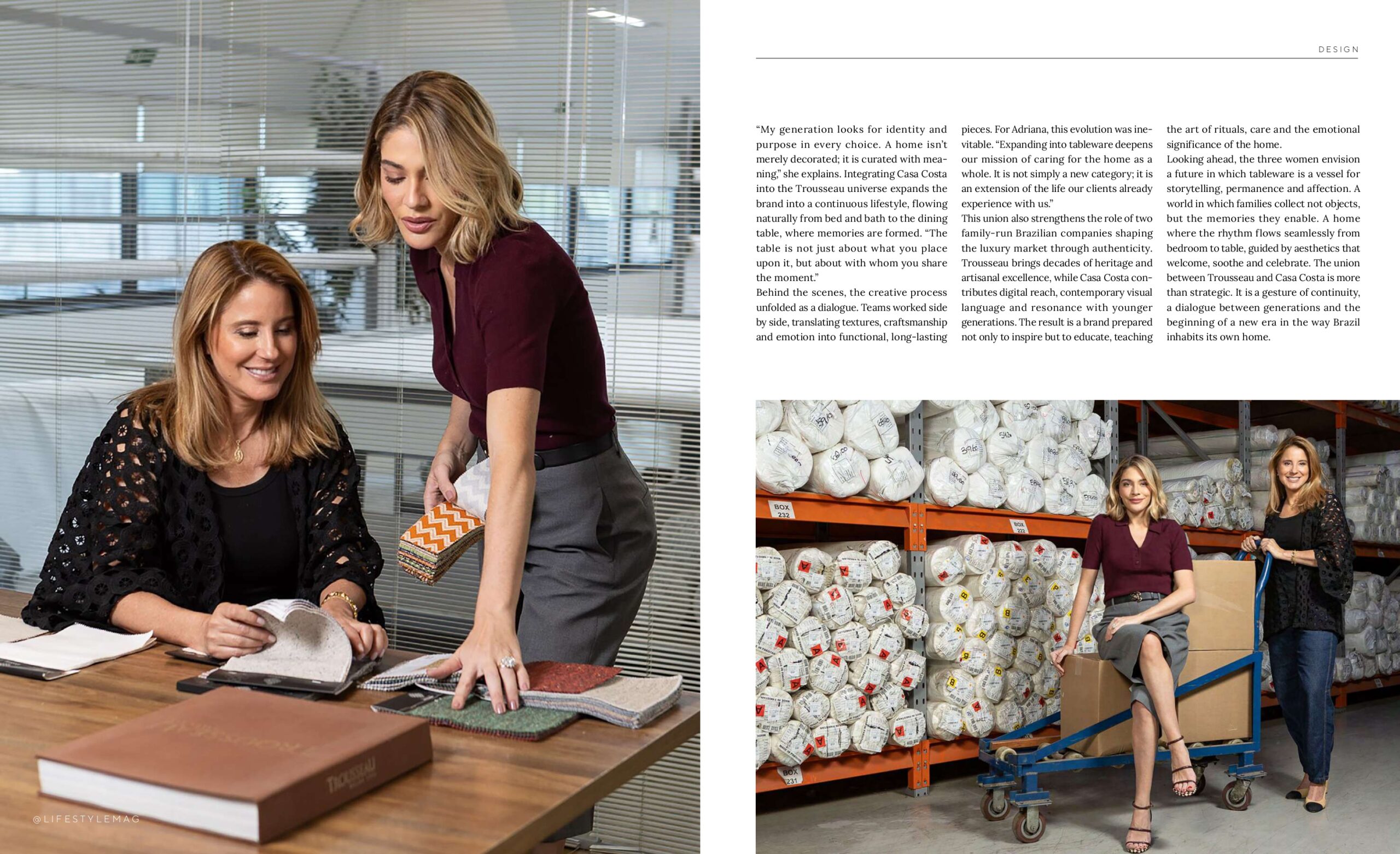 Página da Lifestyle Mag