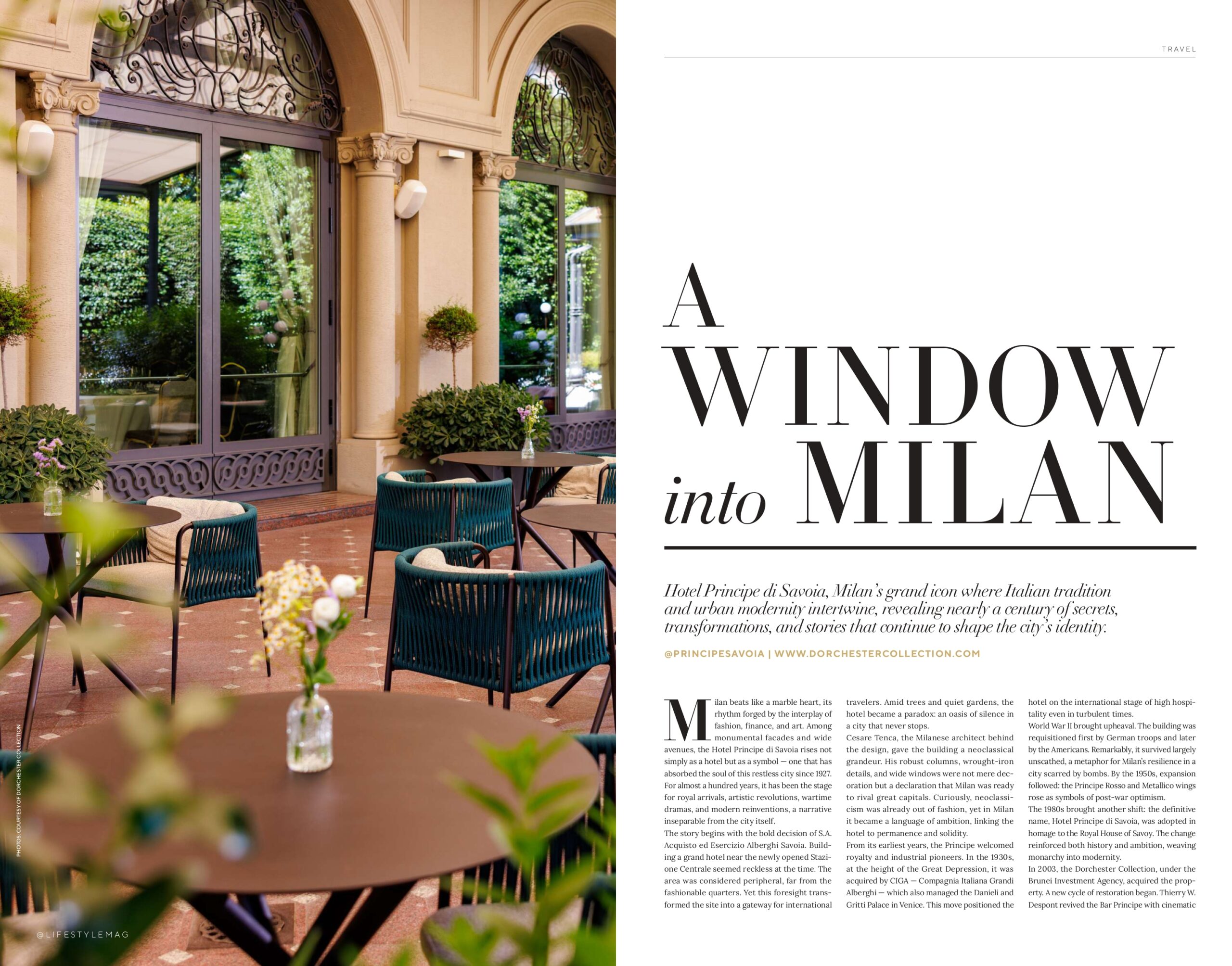 Página da Lifestyle Mag