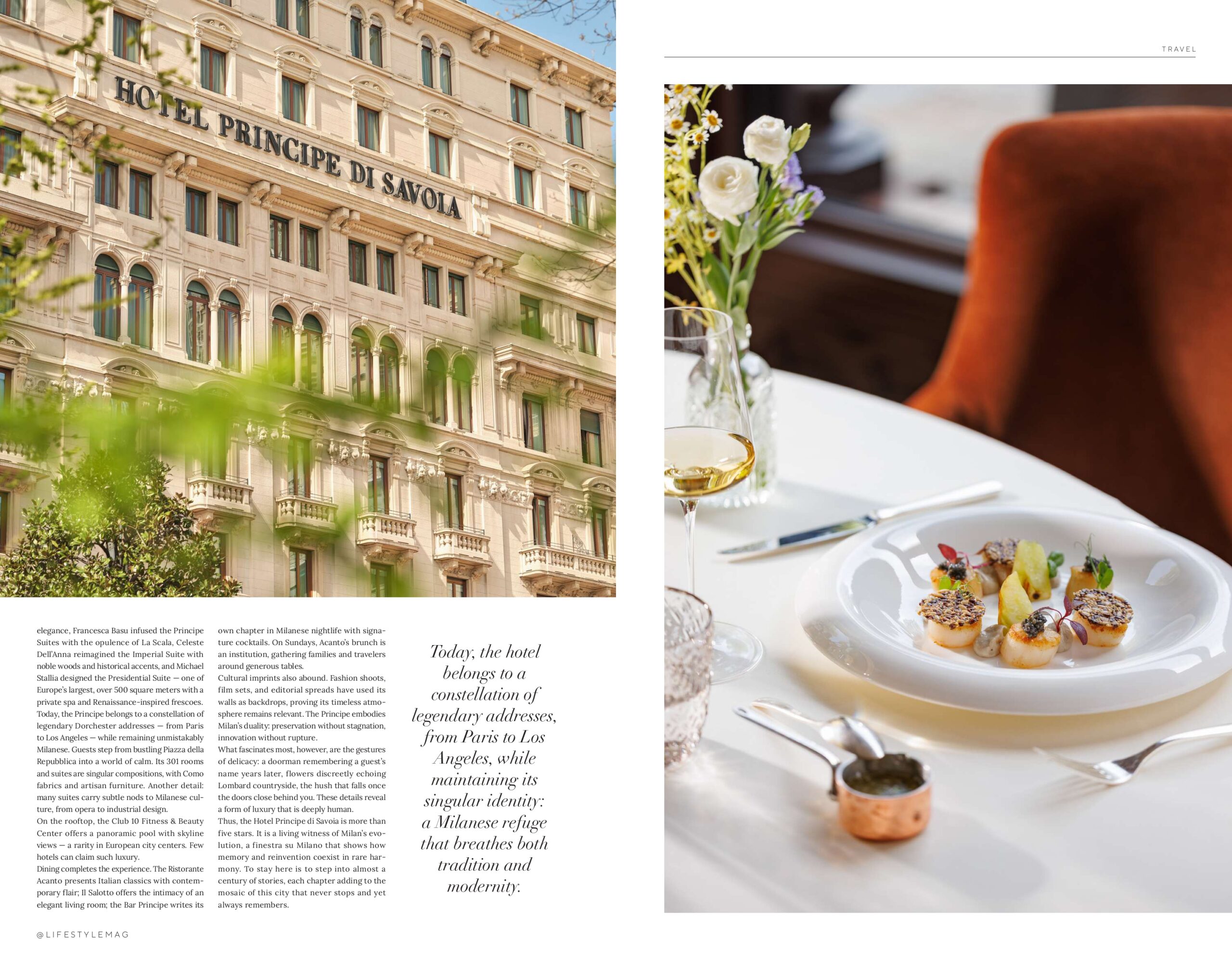Página da Lifestyle Mag