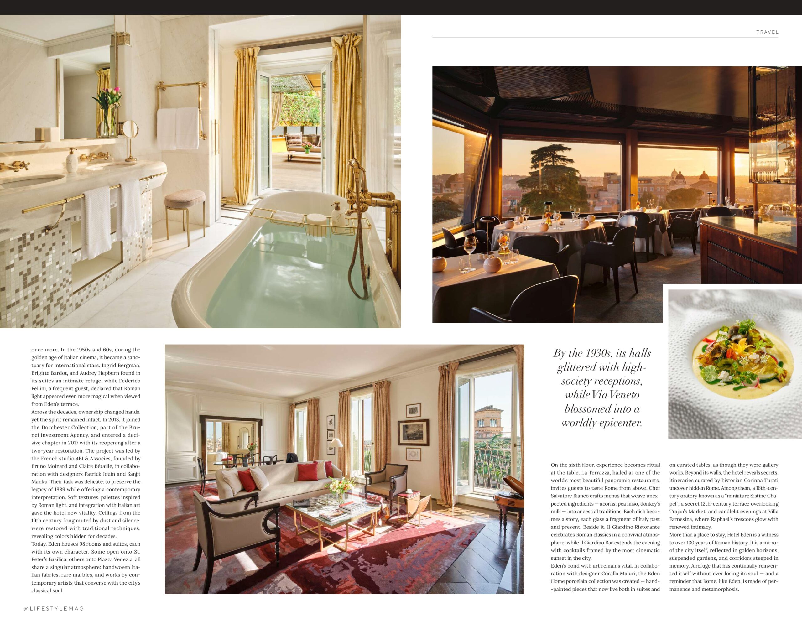 Página da Lifestyle Mag