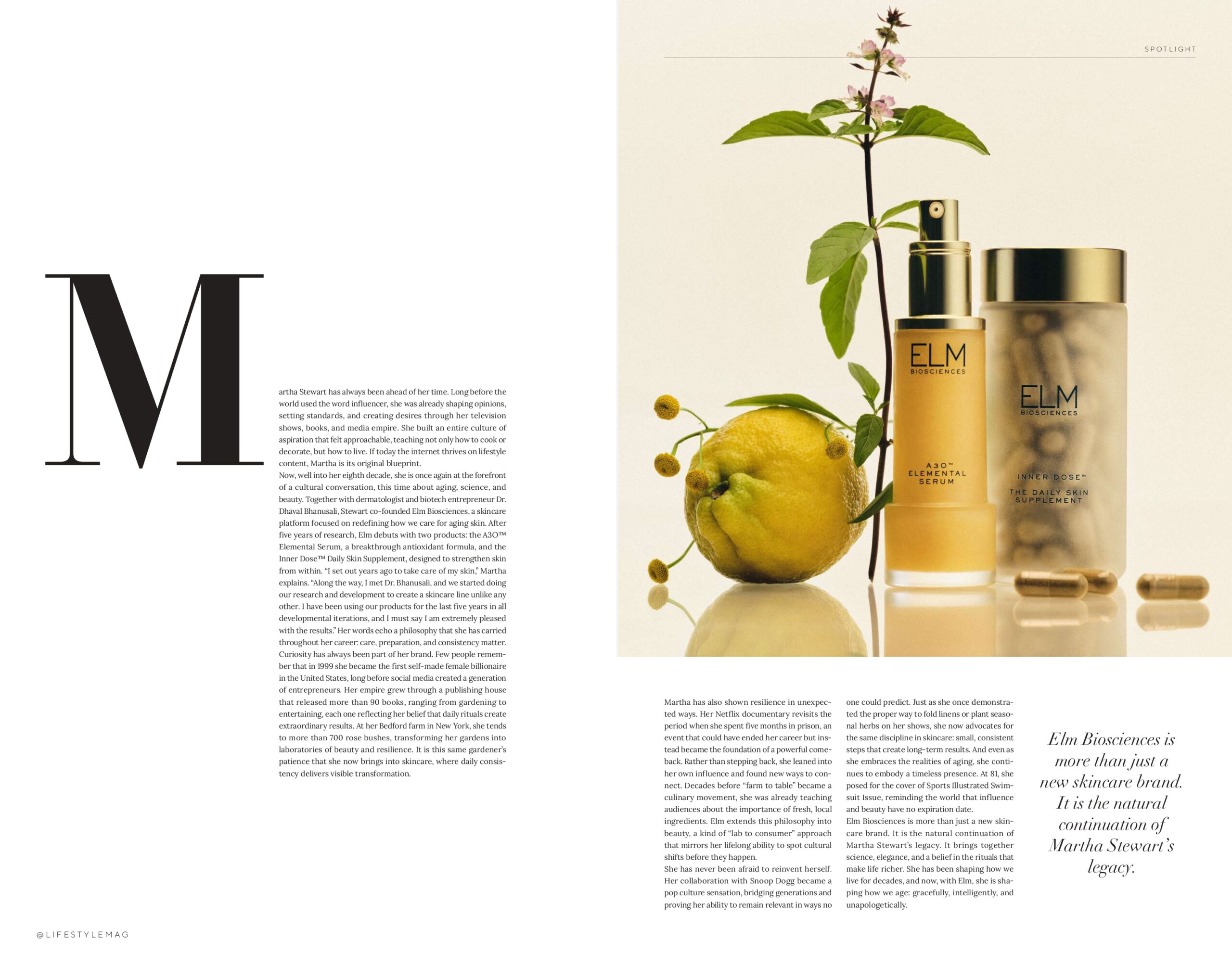 Página da Lifestyle Mag