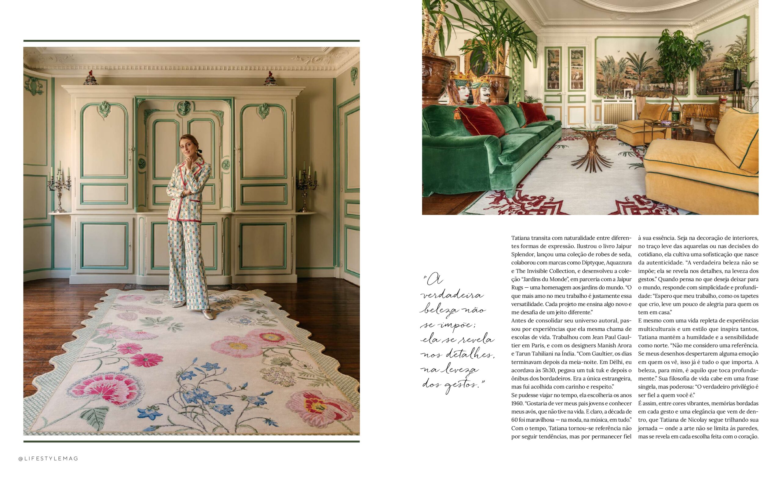 Página da Lifestyle Mag