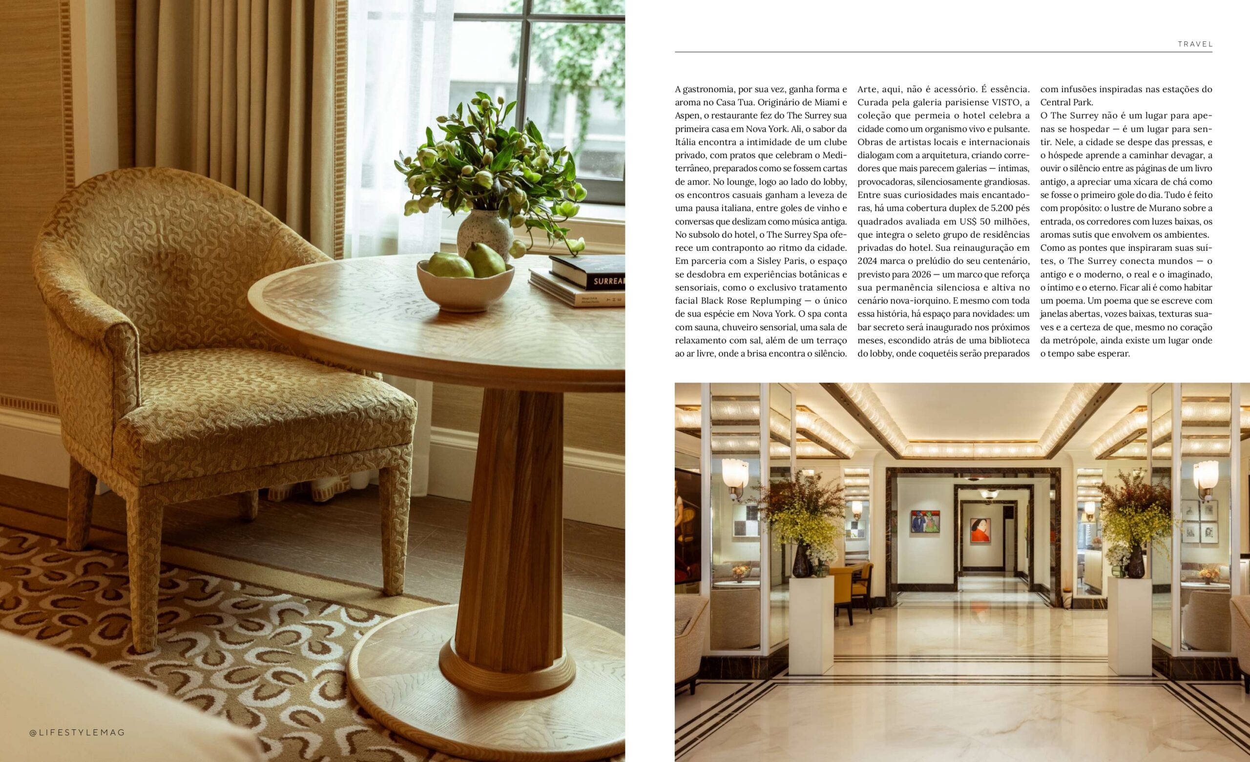 Página da Lifestyle Mag