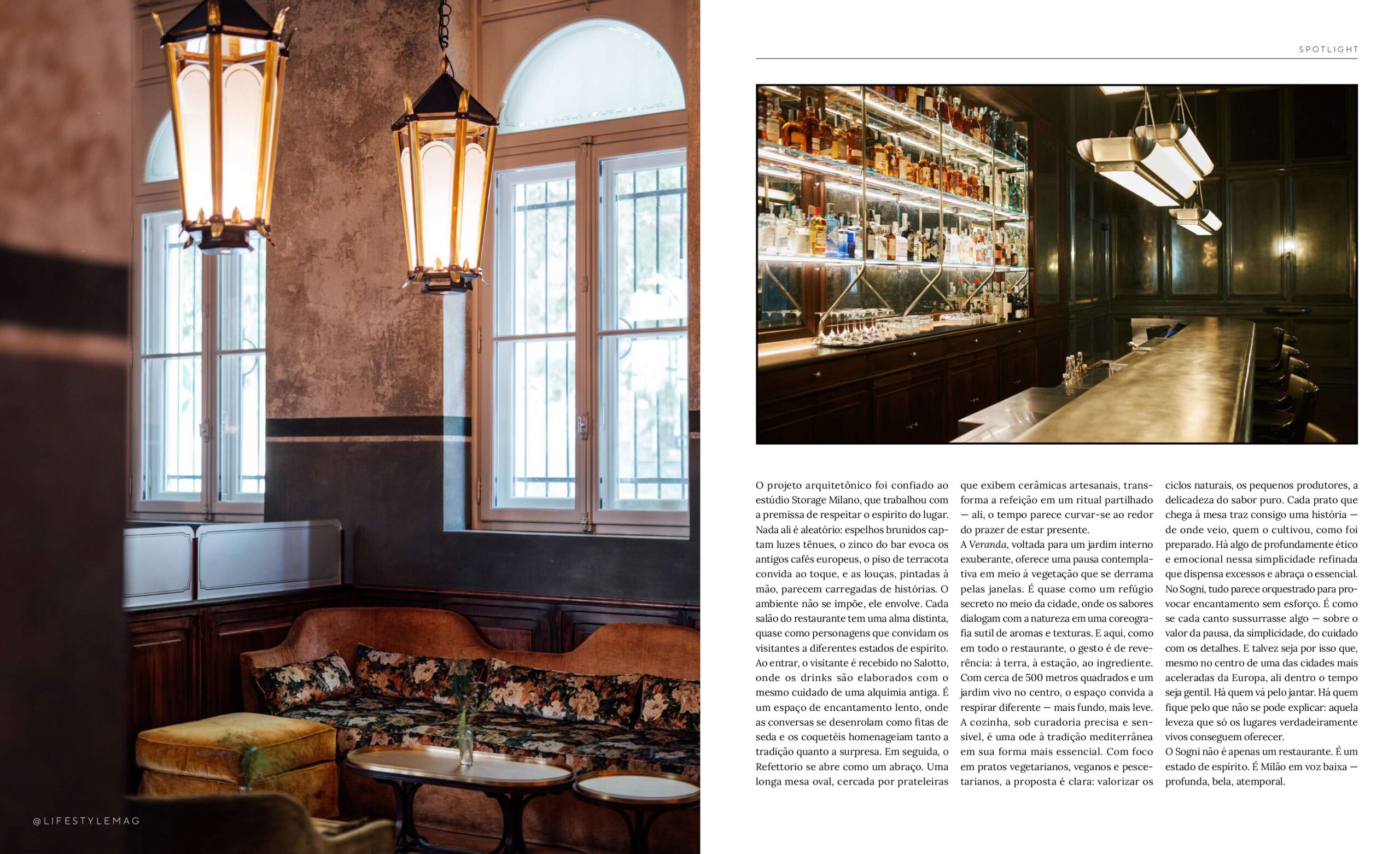 Página da Lifestyle Mag