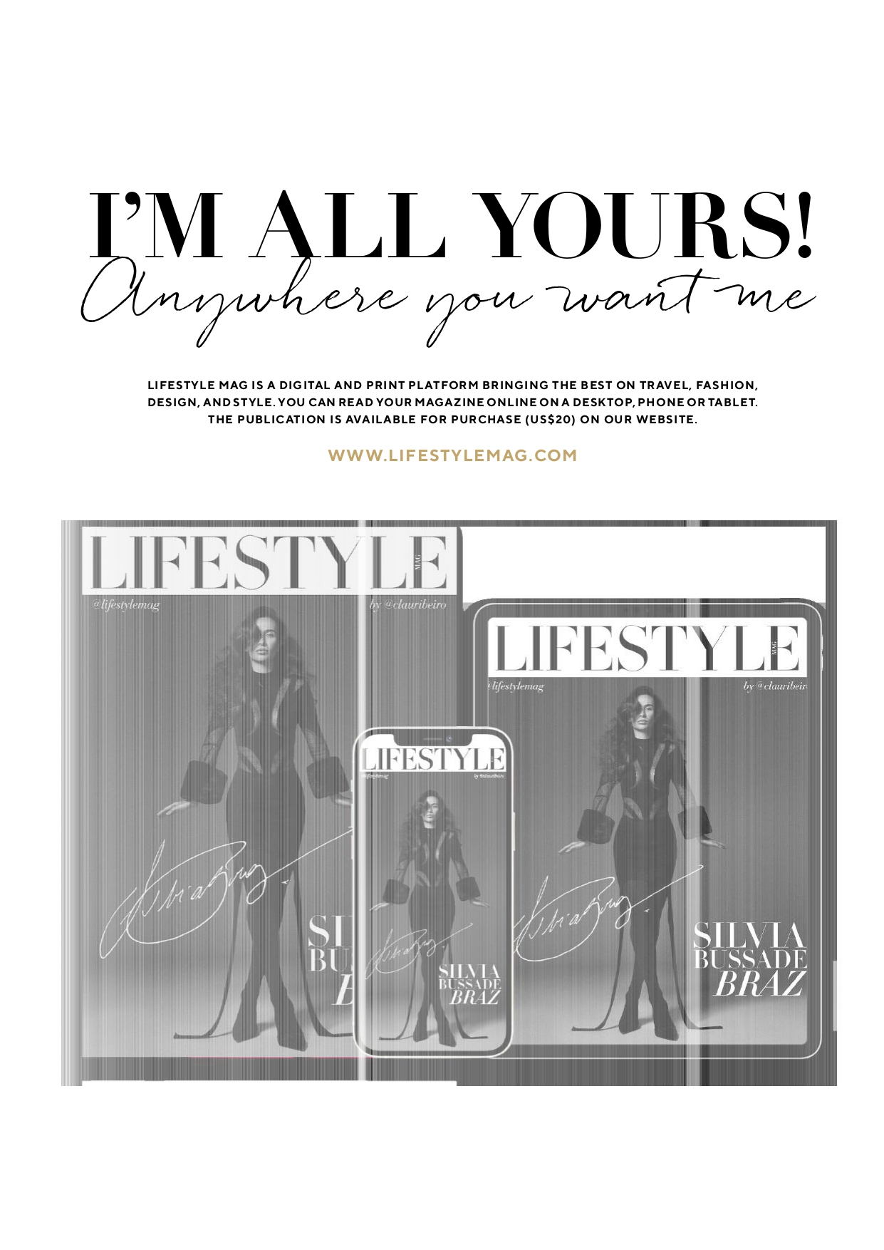 Página da Lifestyle Mag