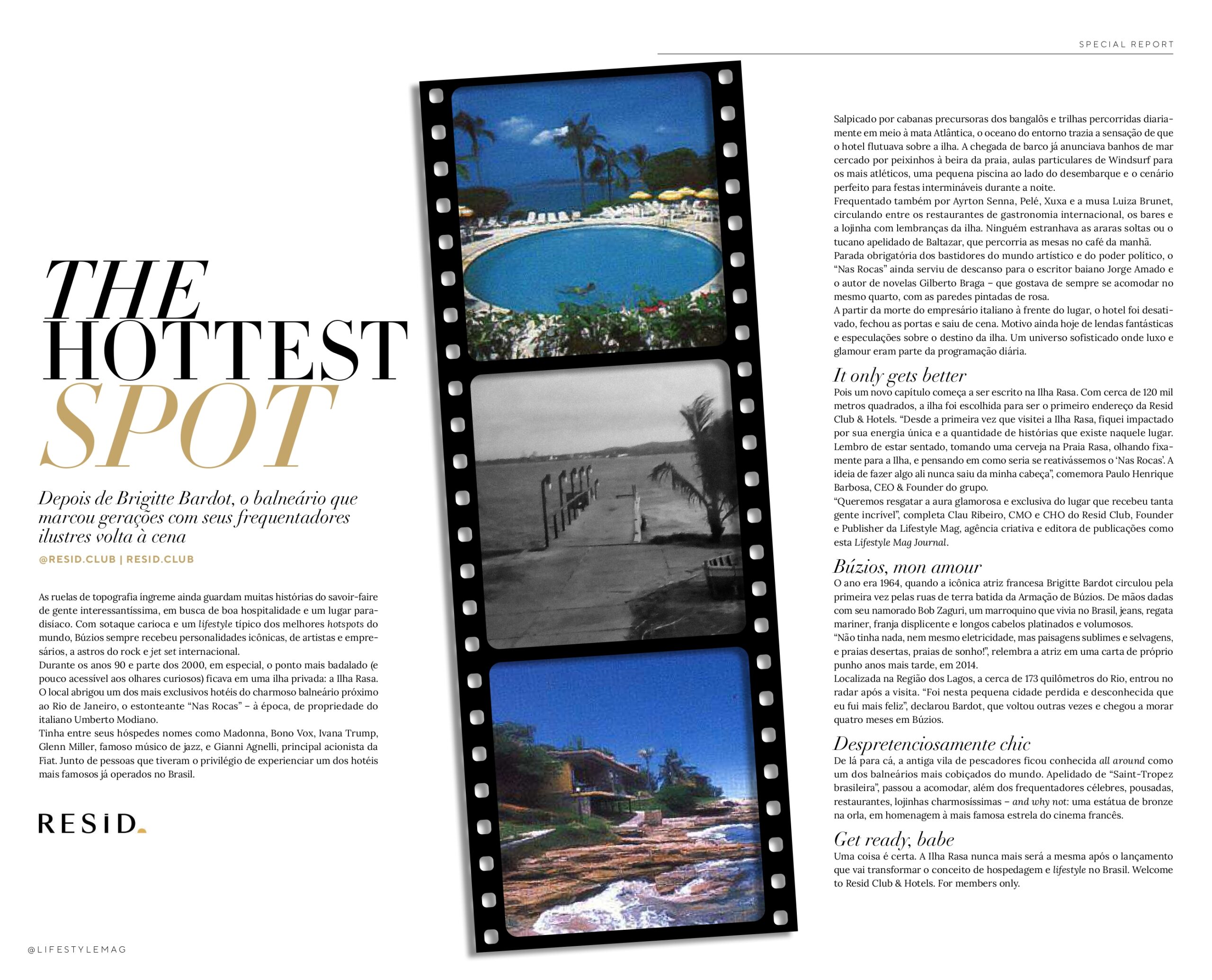 Página da Lifestyle Mag