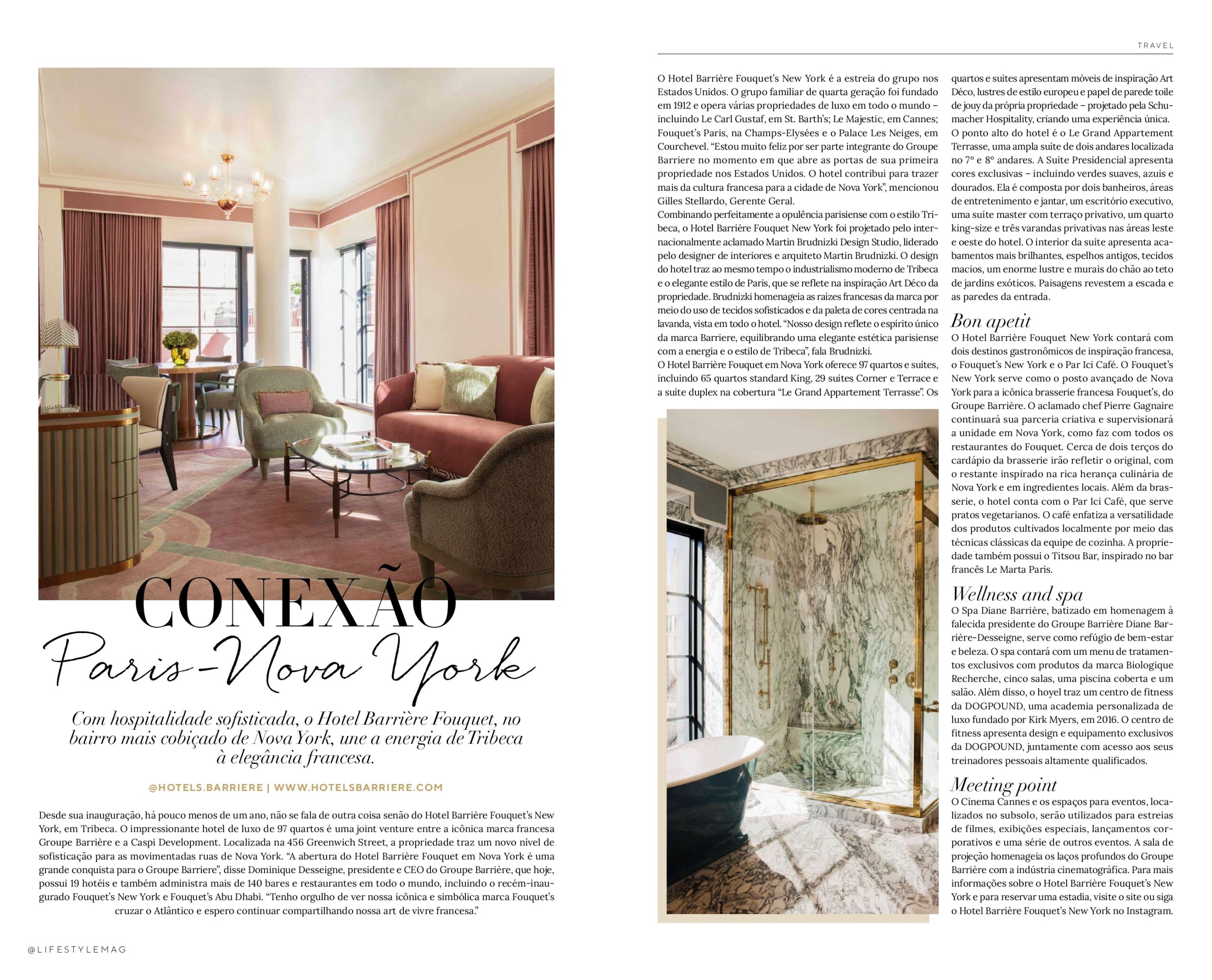 Página da Lifestyle Mag