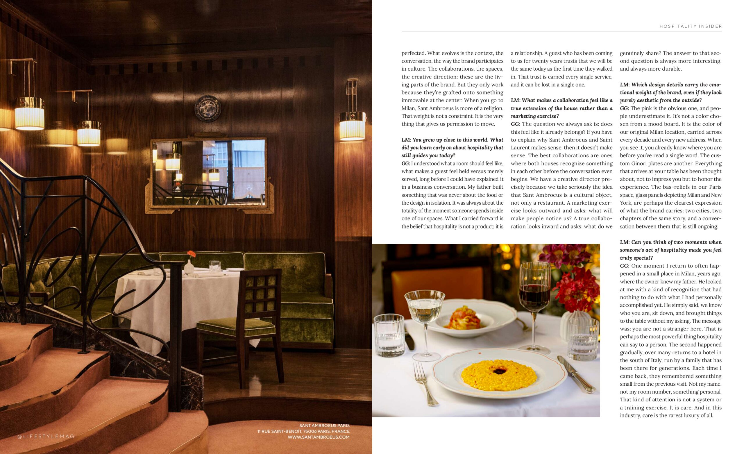 Página da Lifestyle Mag
