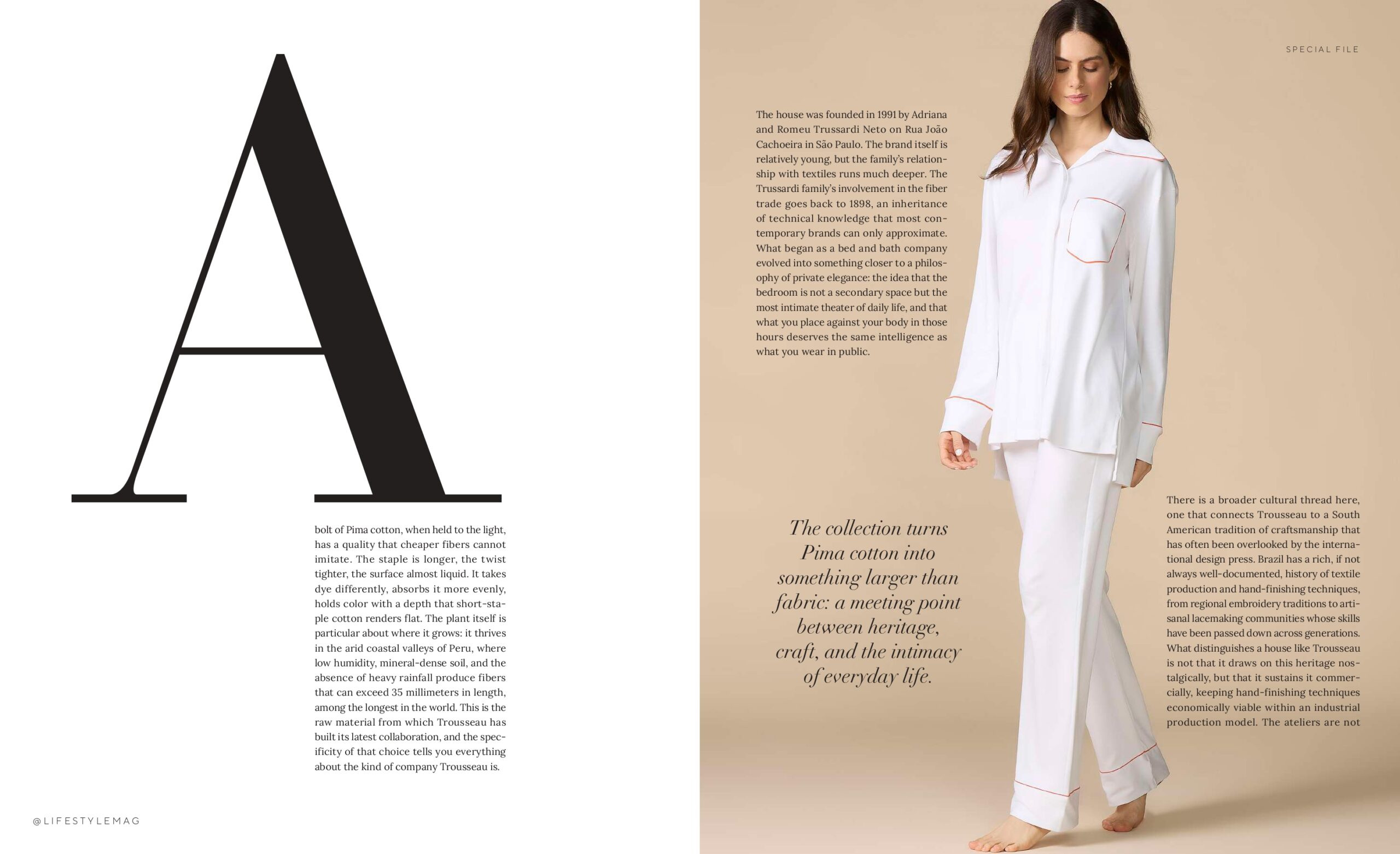 Página da Lifestyle Mag