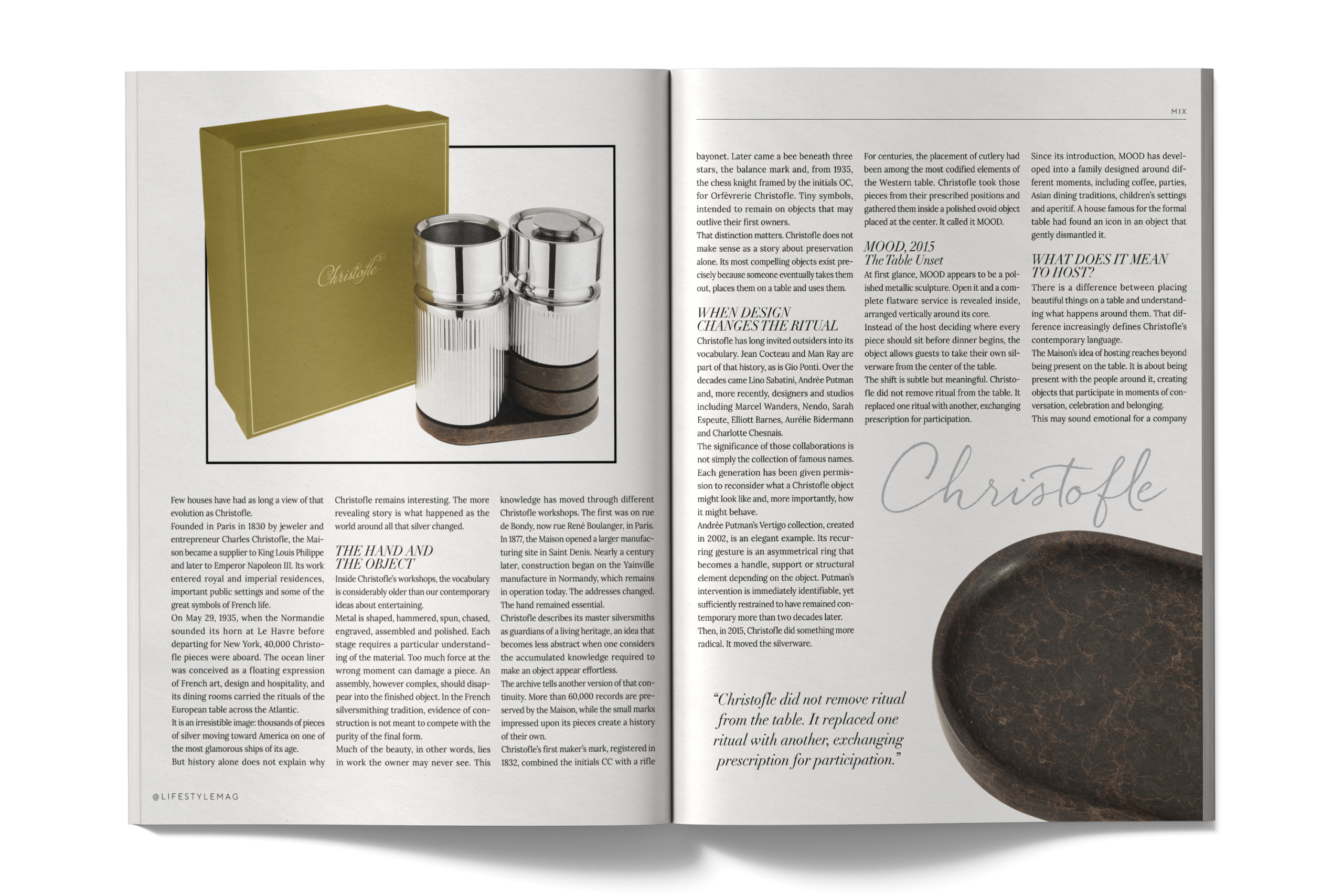 Página da Lifestyle Mag