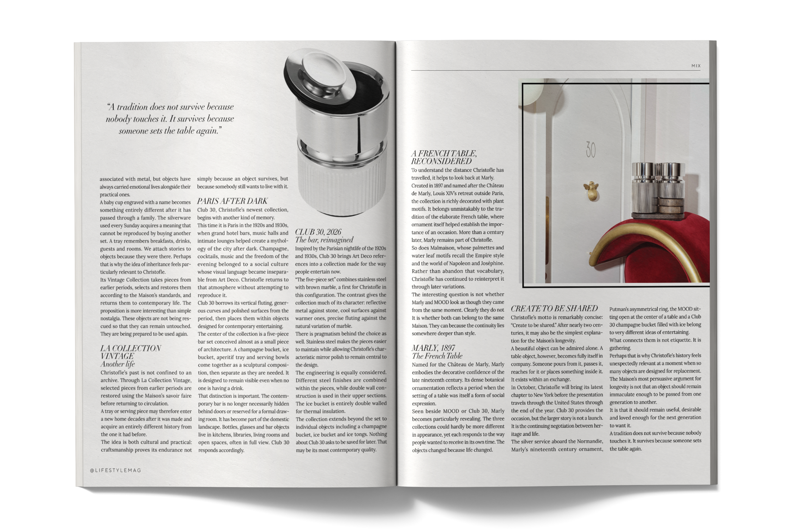 Página da Lifestyle Mag