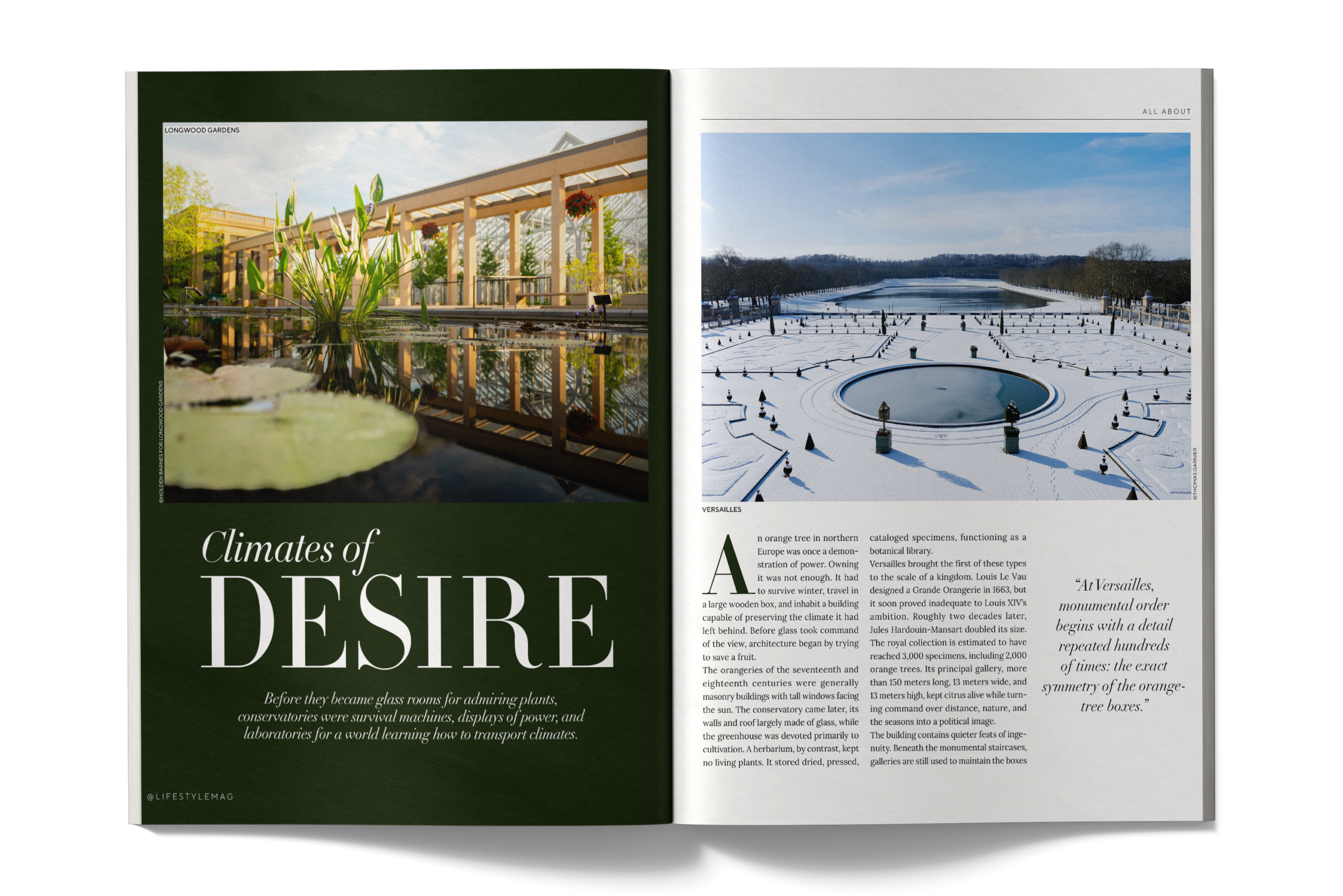 Página da Lifestyle Mag