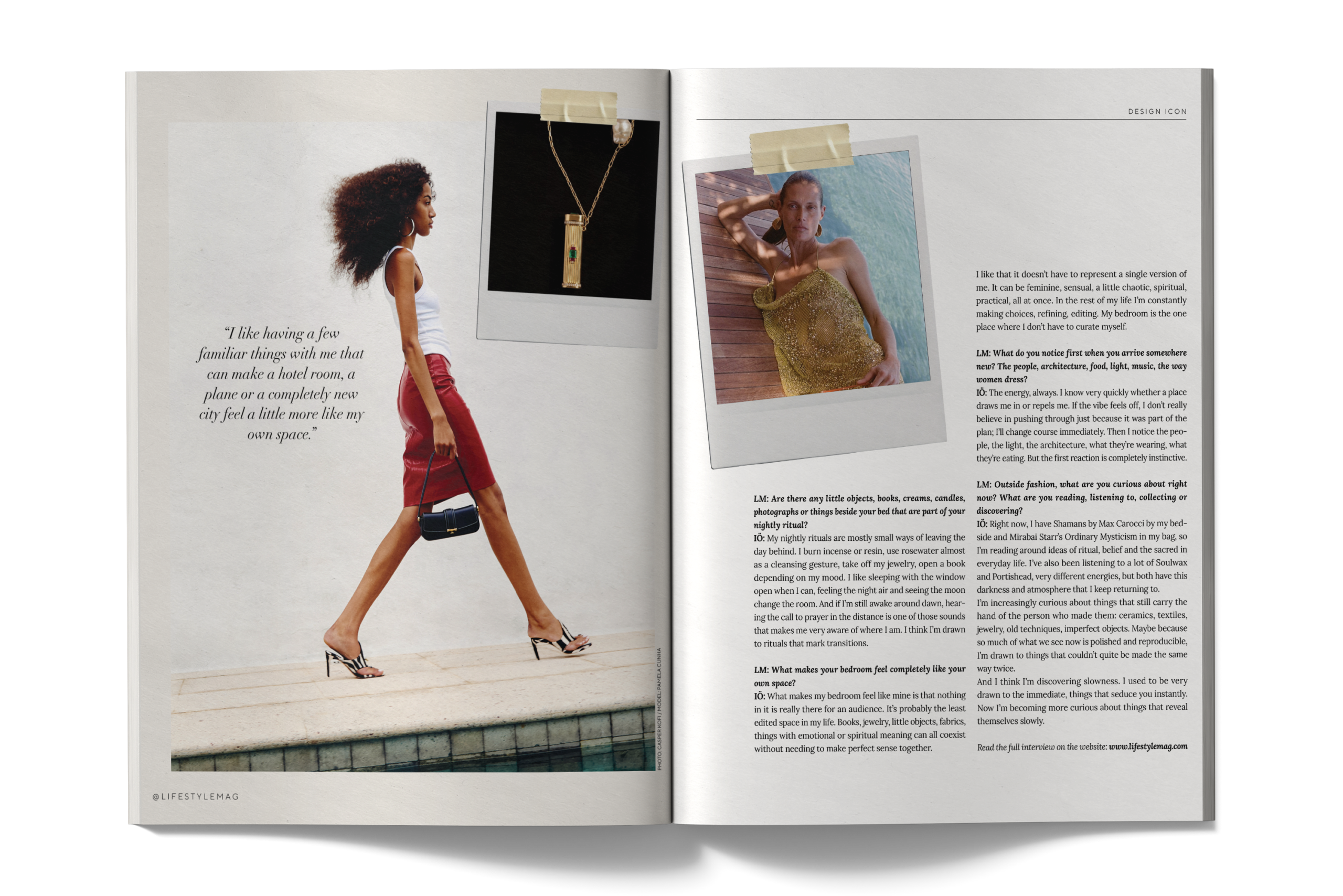 Página da Lifestyle Mag